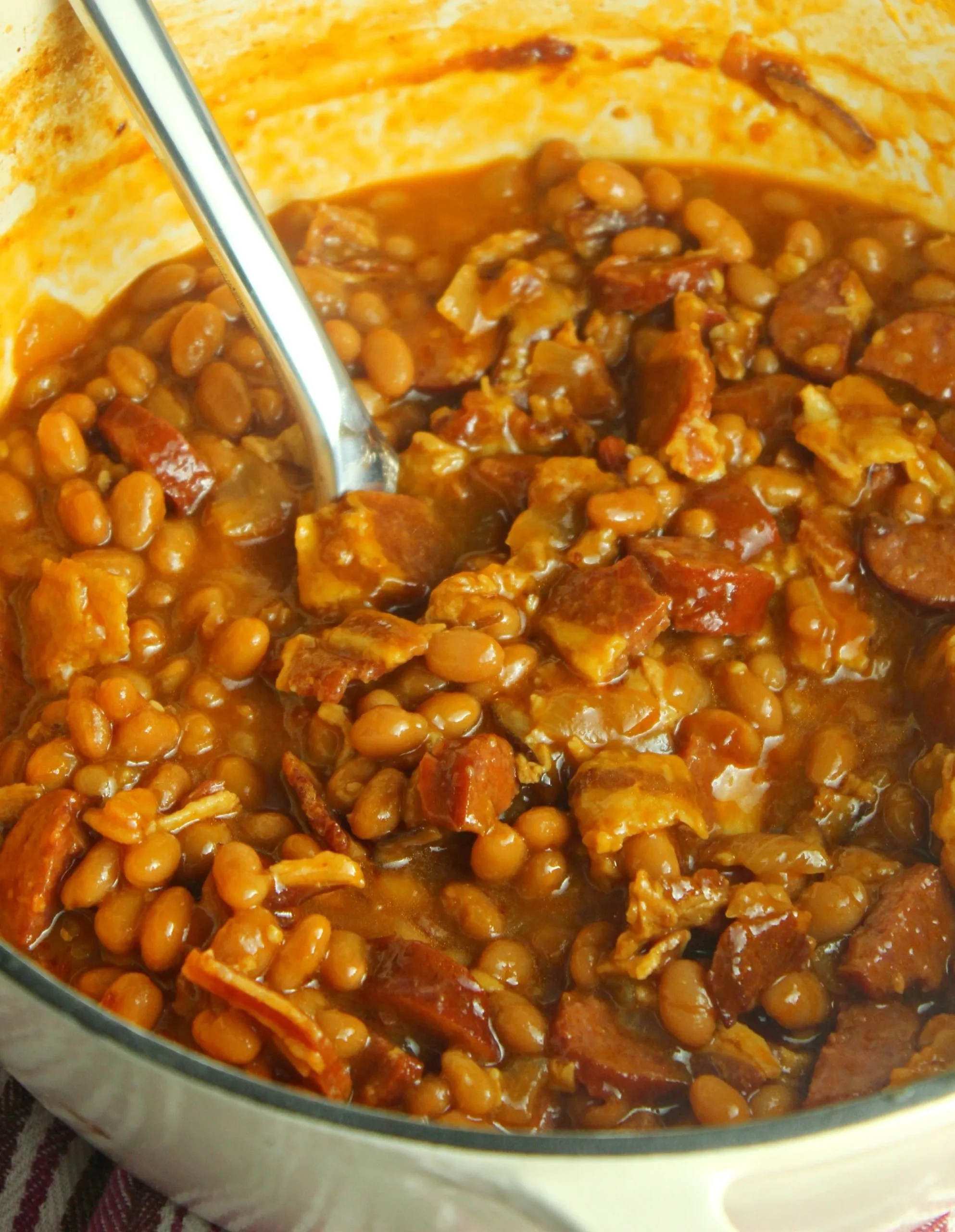 Sausage and Chicken with Black Beans
