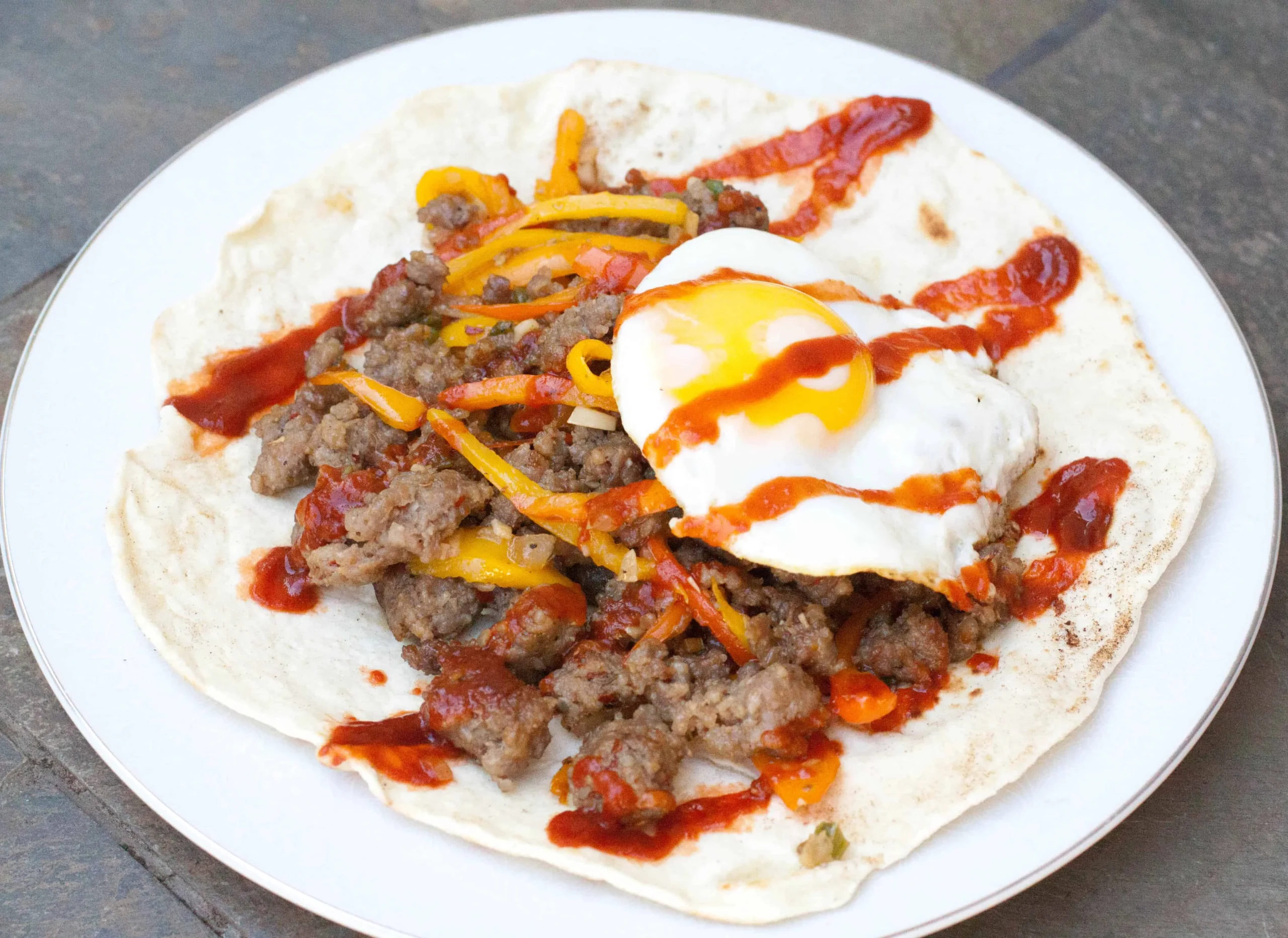 Sausage n Egg Breakfast Burrito