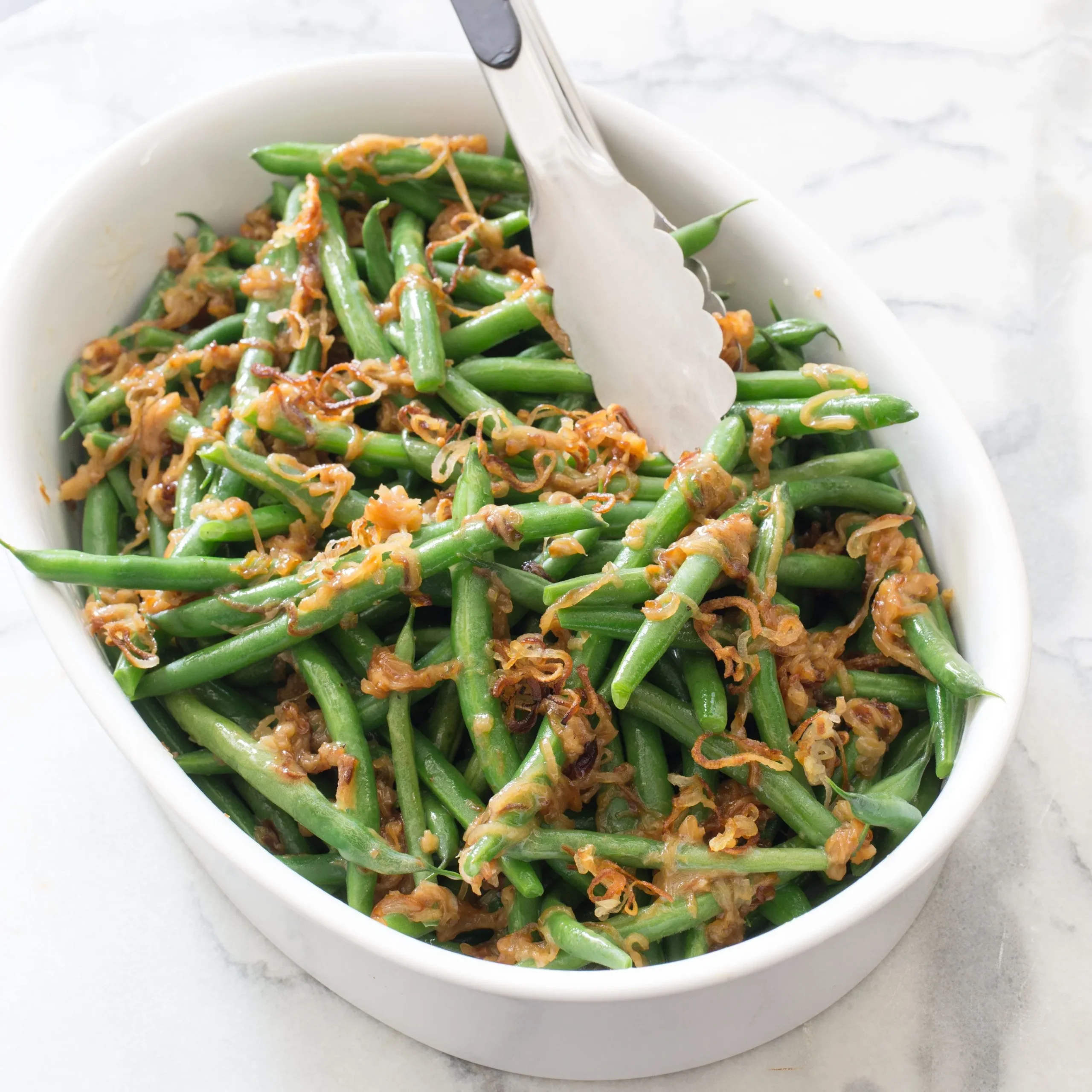 Sautéed Green Beans with Smoky Shallots