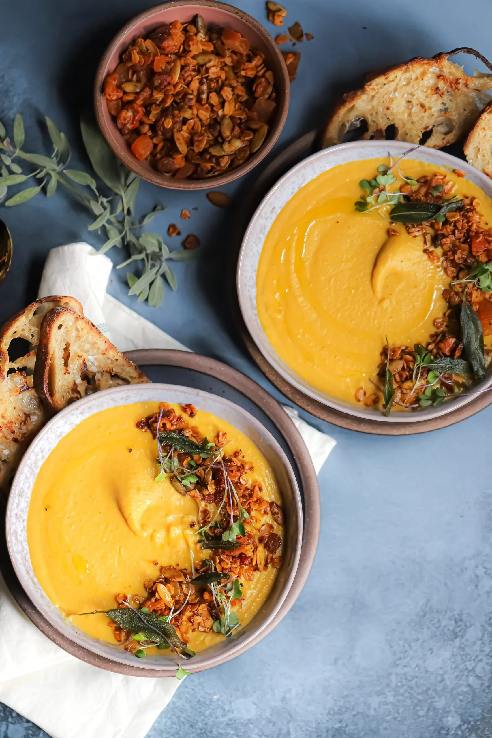 Savory Lentil and Squash Soup