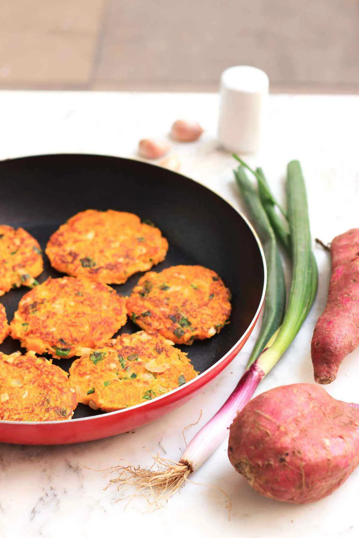 Savory Sweet Potato Pancakes