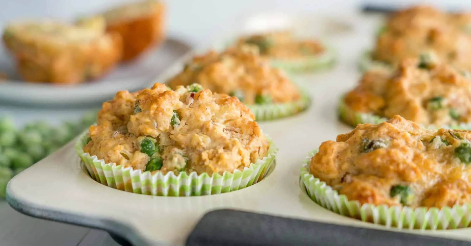 Savoury Muffins Wholemeal Pea Ham