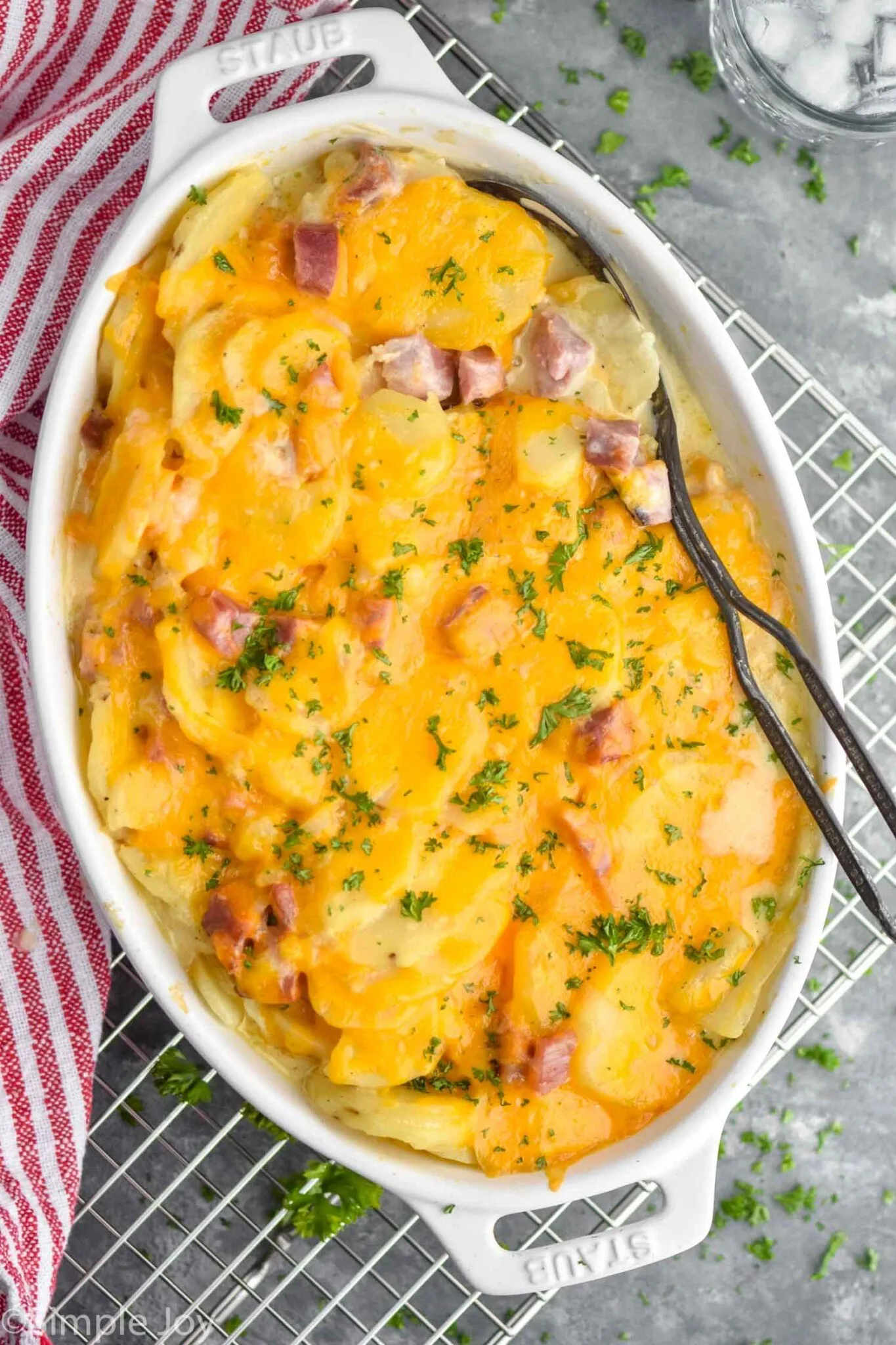 Scalloped Potatoes Ham and Cheese