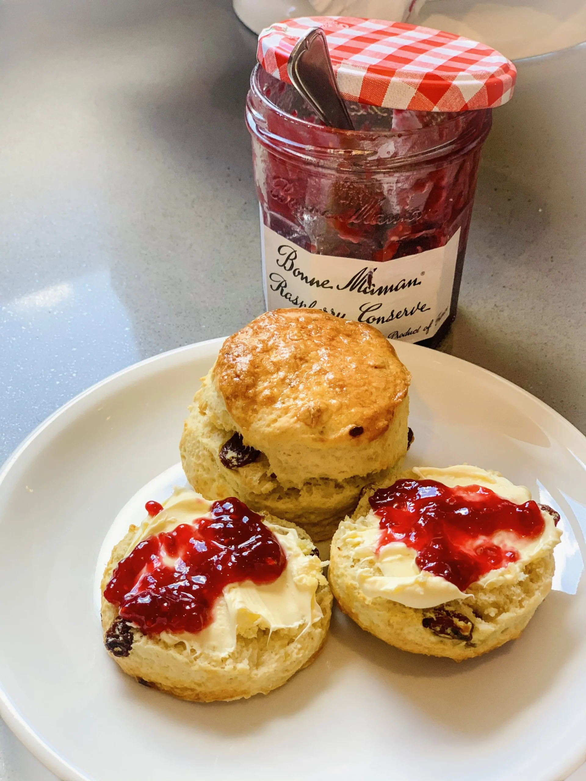 Scones Jam and Cream