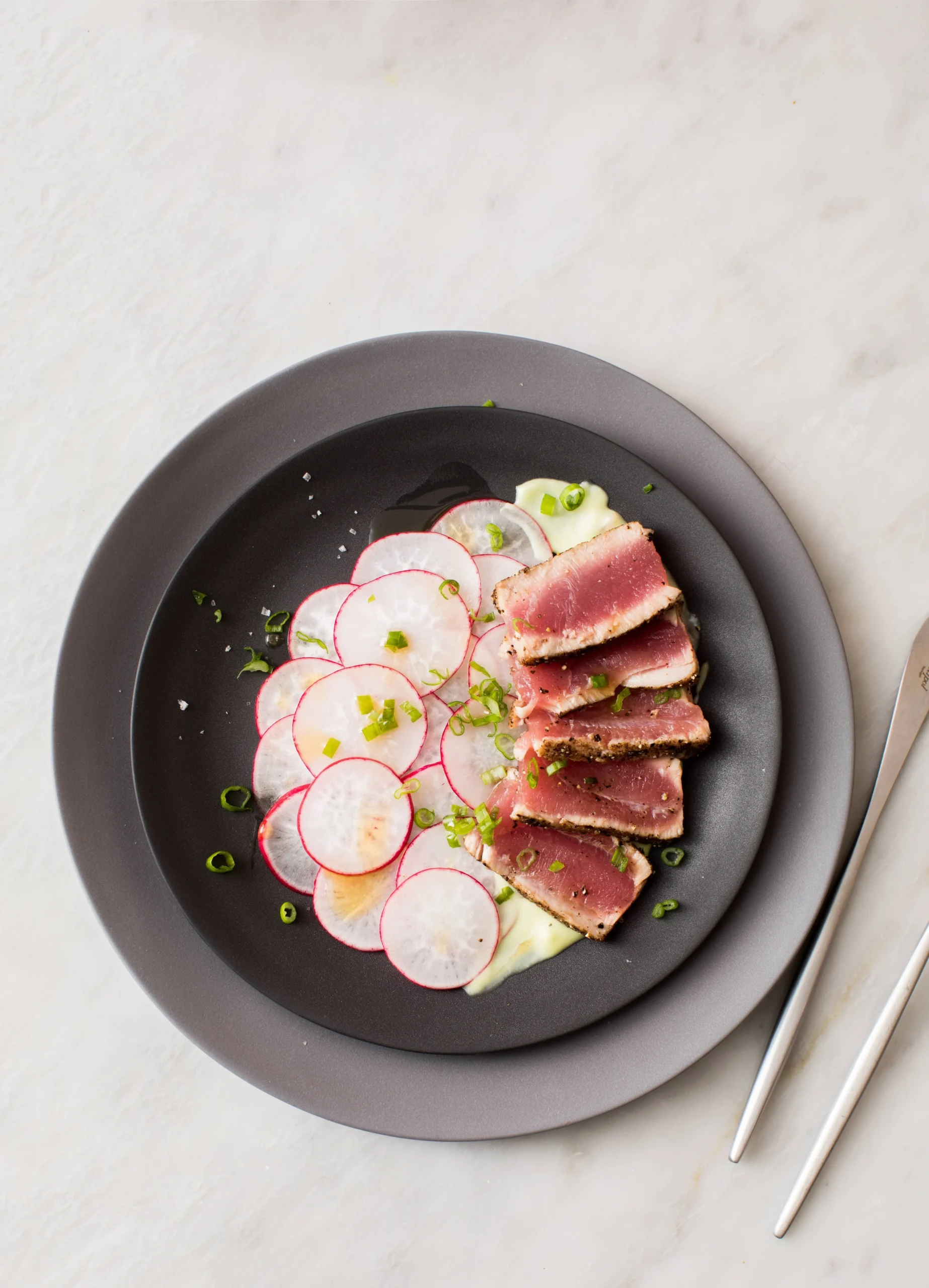 Seared Tuna Wasabi Cream