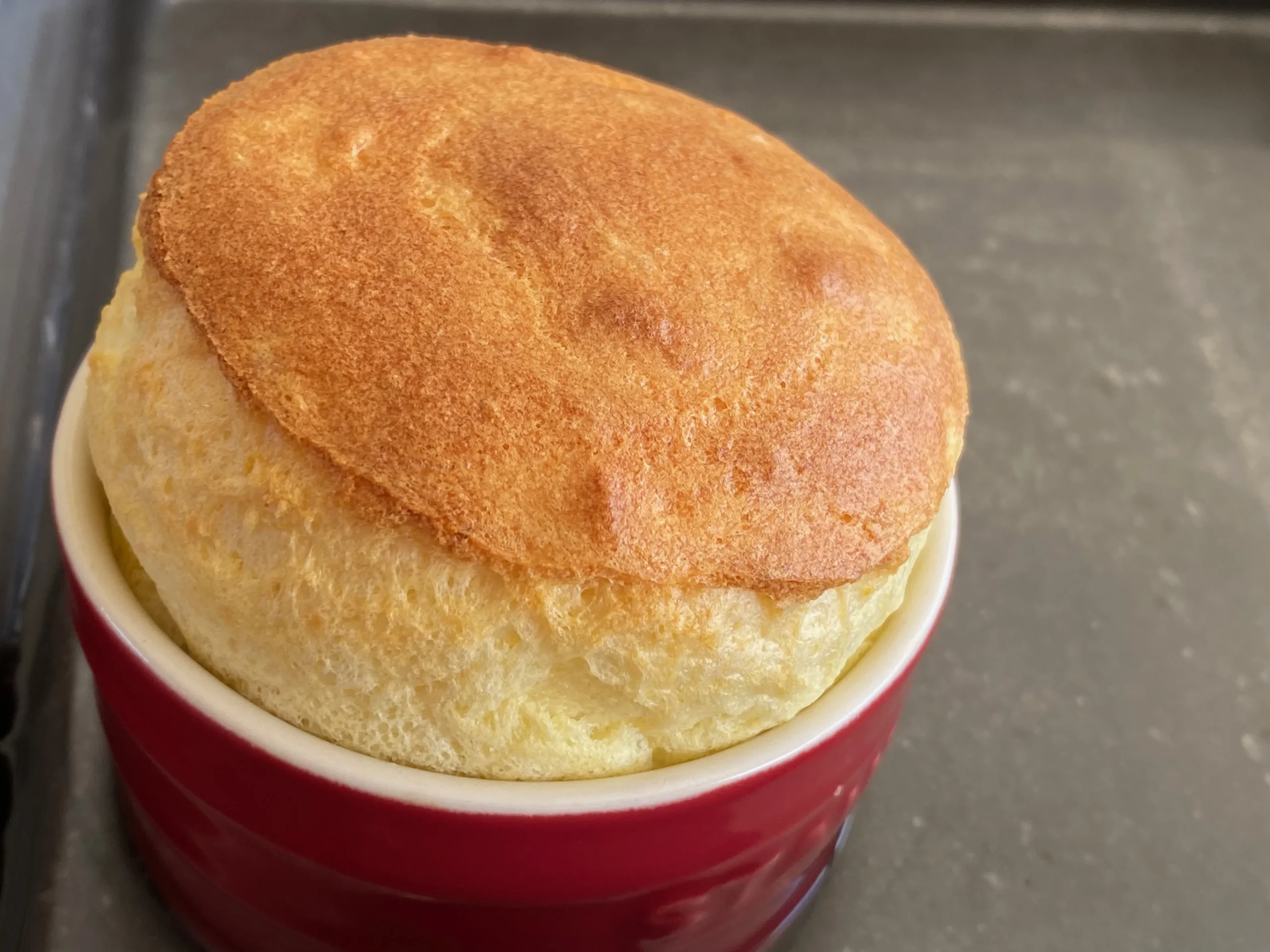 Semolina Ricotta Cheese Souffle