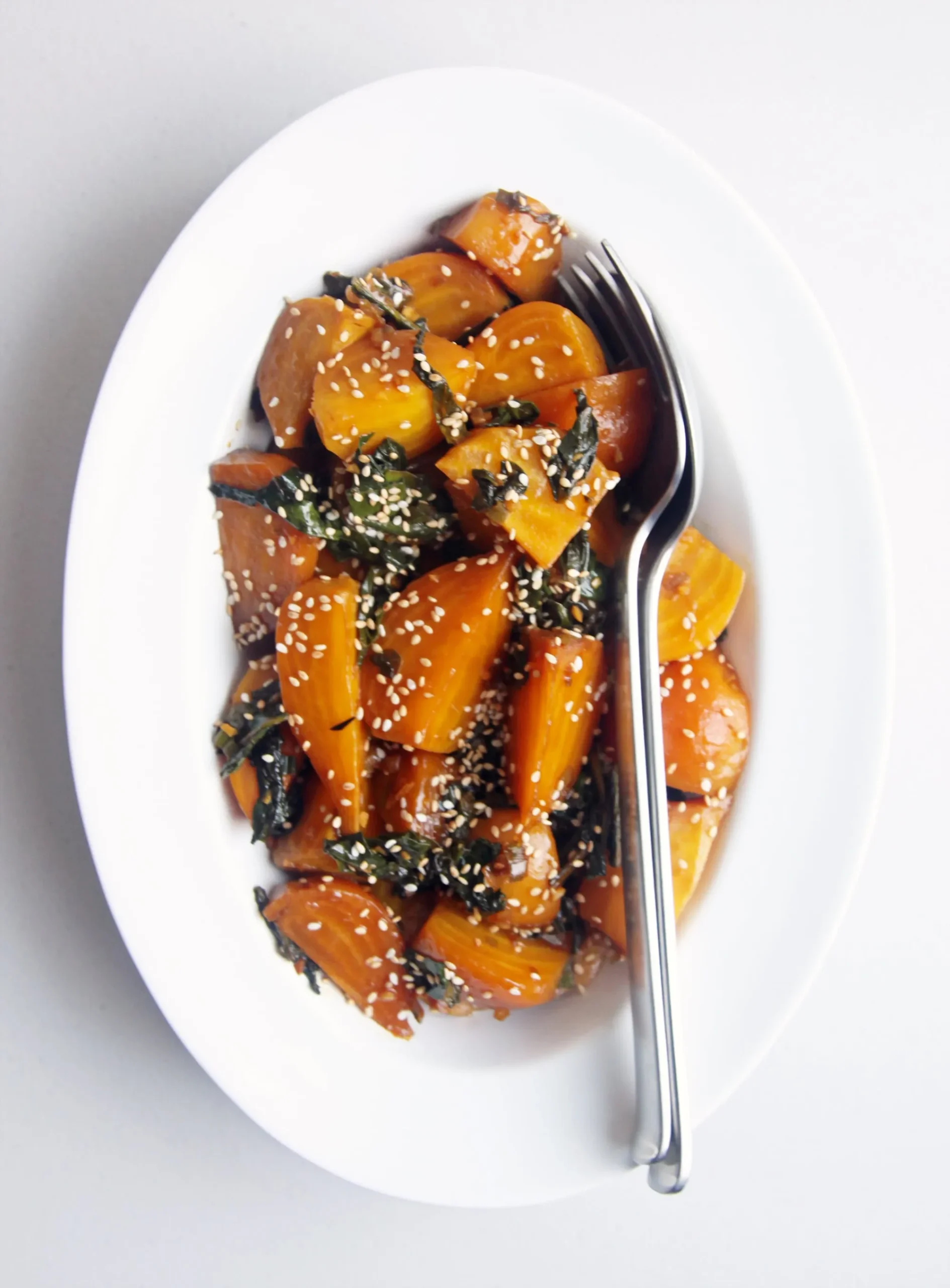 Sesame Ginger Roasted Beets