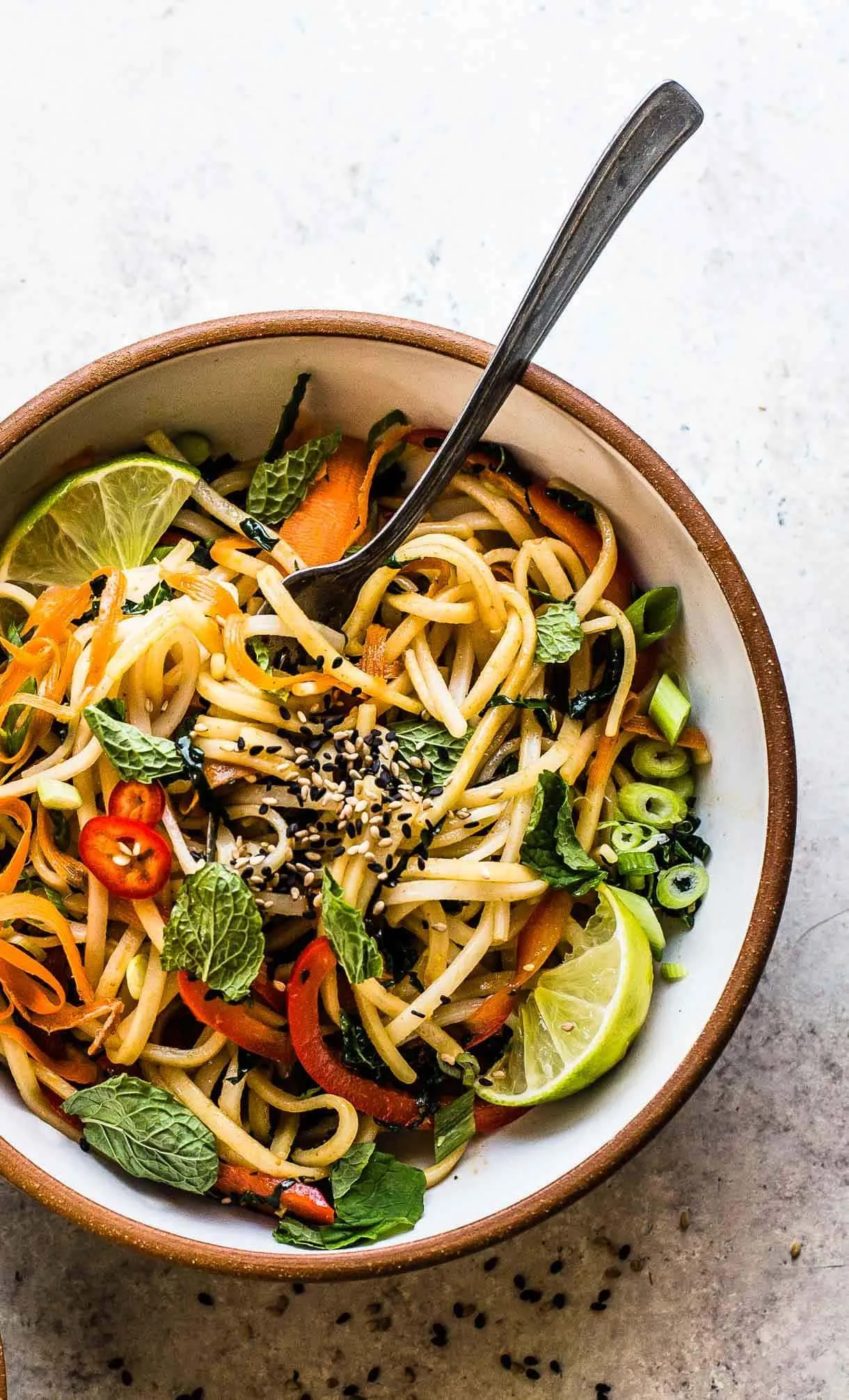 Sesame Thai Rice Noodles