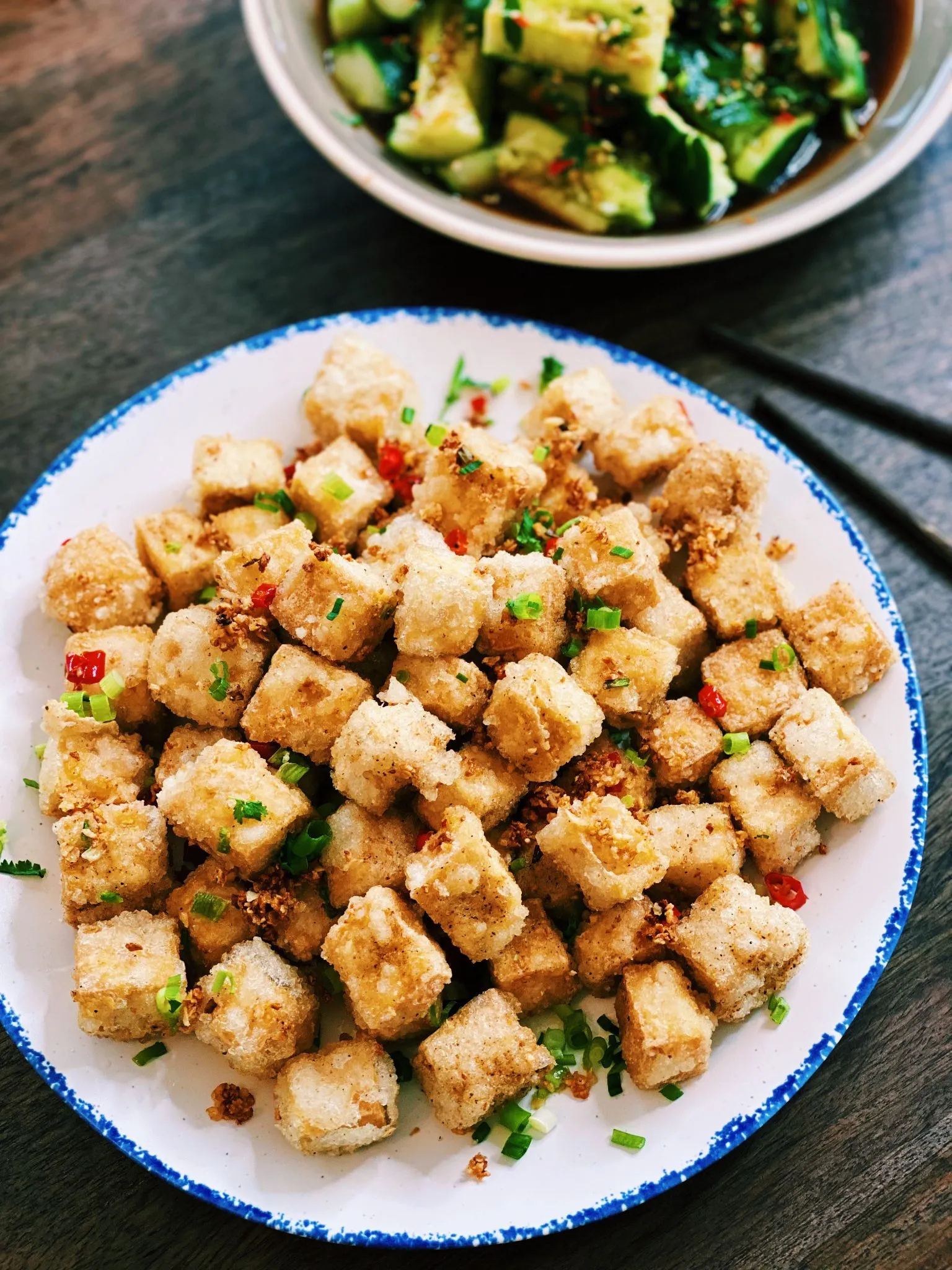 Sezhuan Salt and Pepper Tofu