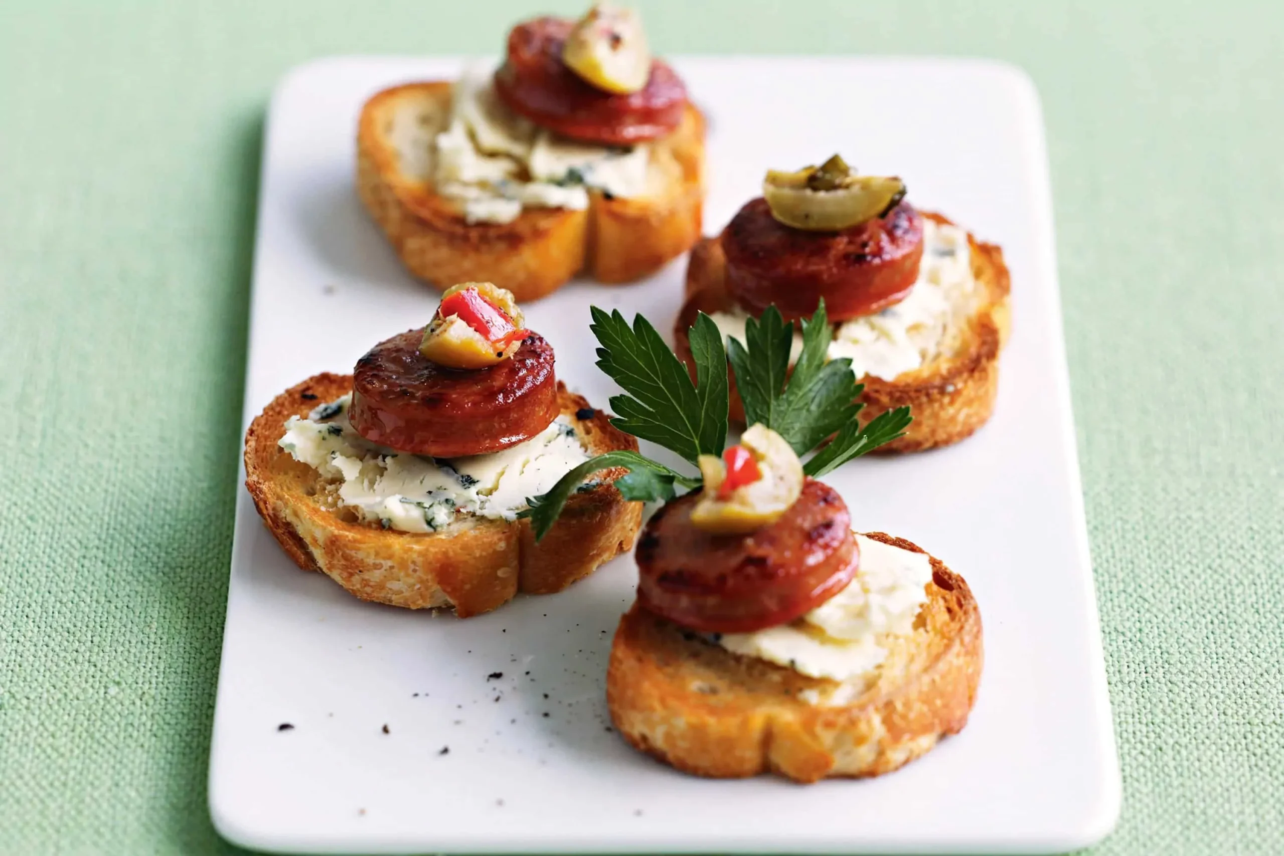 Blue Cheese Toasts (No Onions/ Shallots)