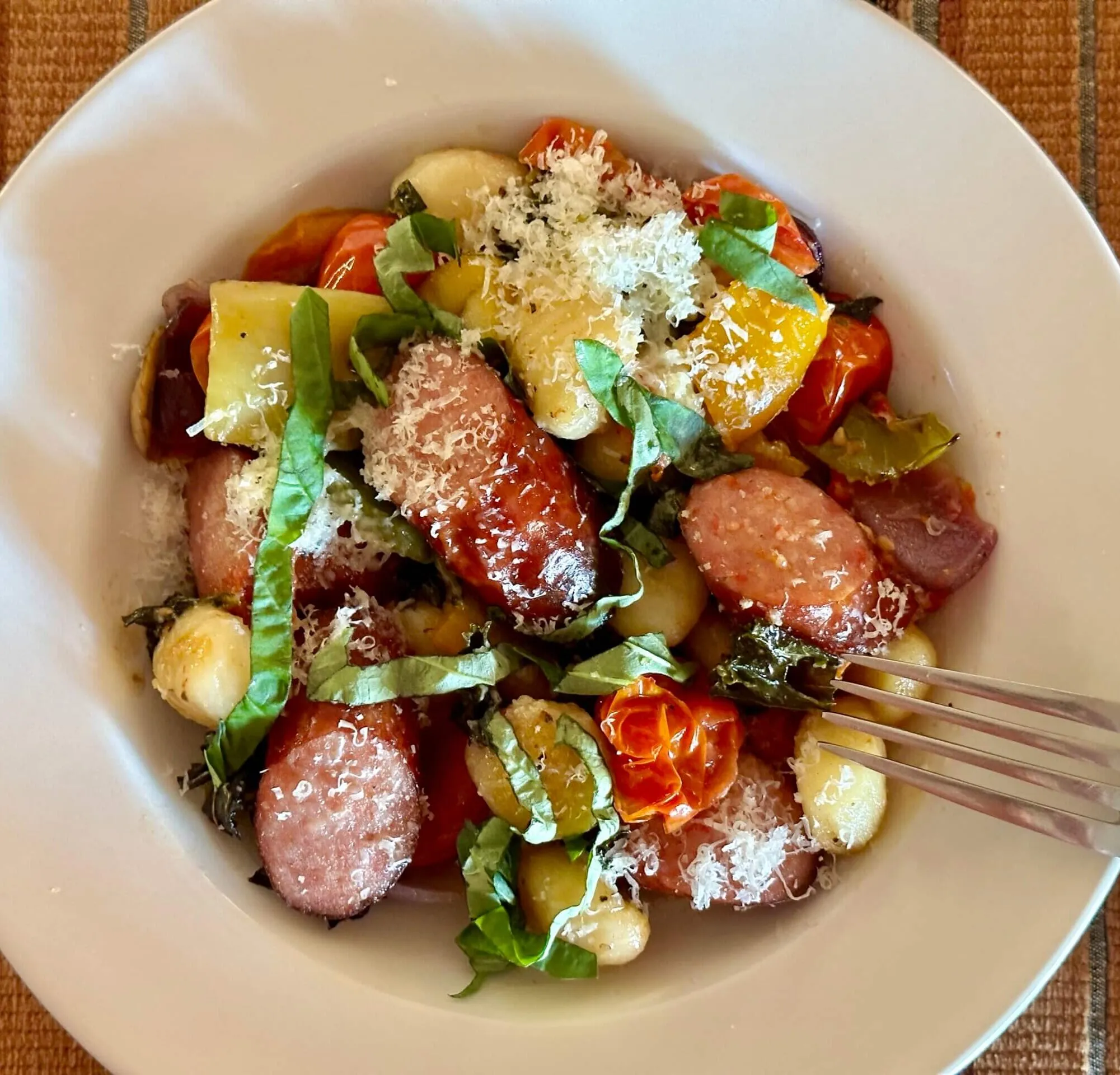 Sheet Pan Gnocchi with Kielbasa and Vegetables