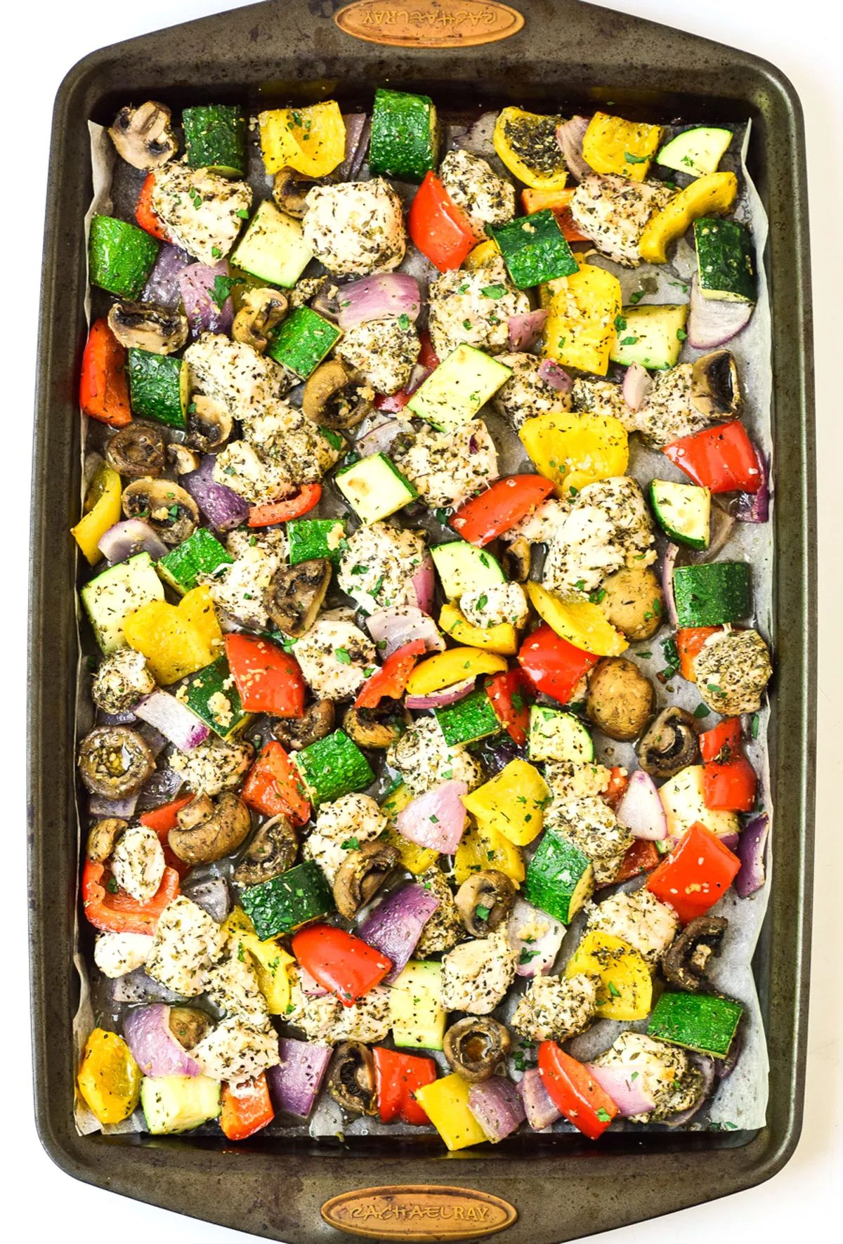 Sheet Pan Italian Chicken and Veggies