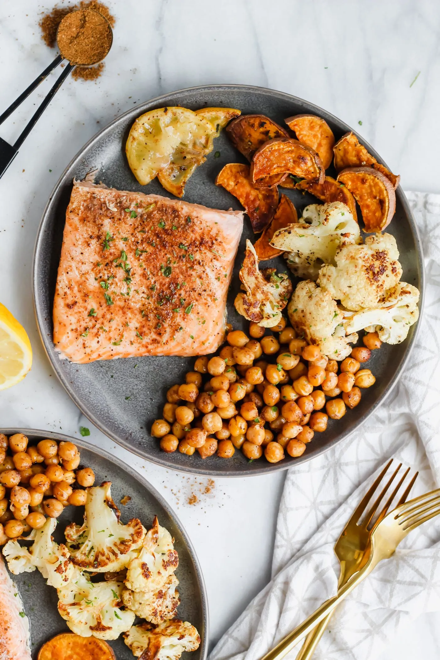 Sheet Pan Moroccan Salmon