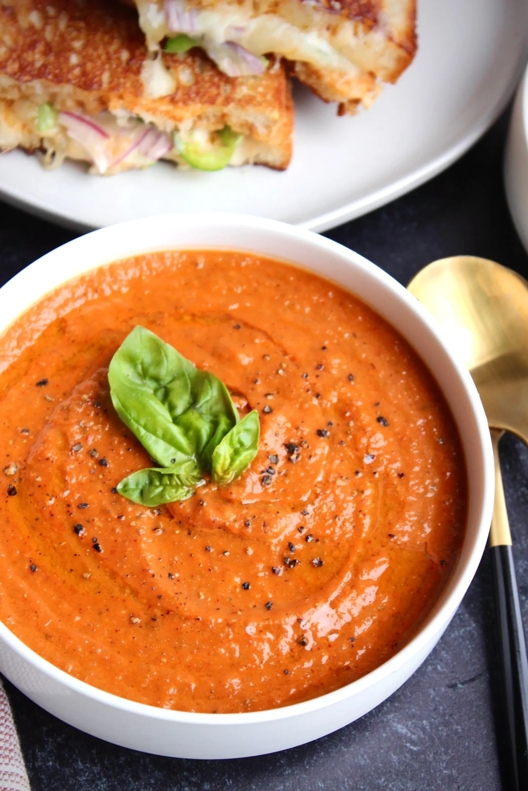 Sheet Pan Roasted Tomato Soup