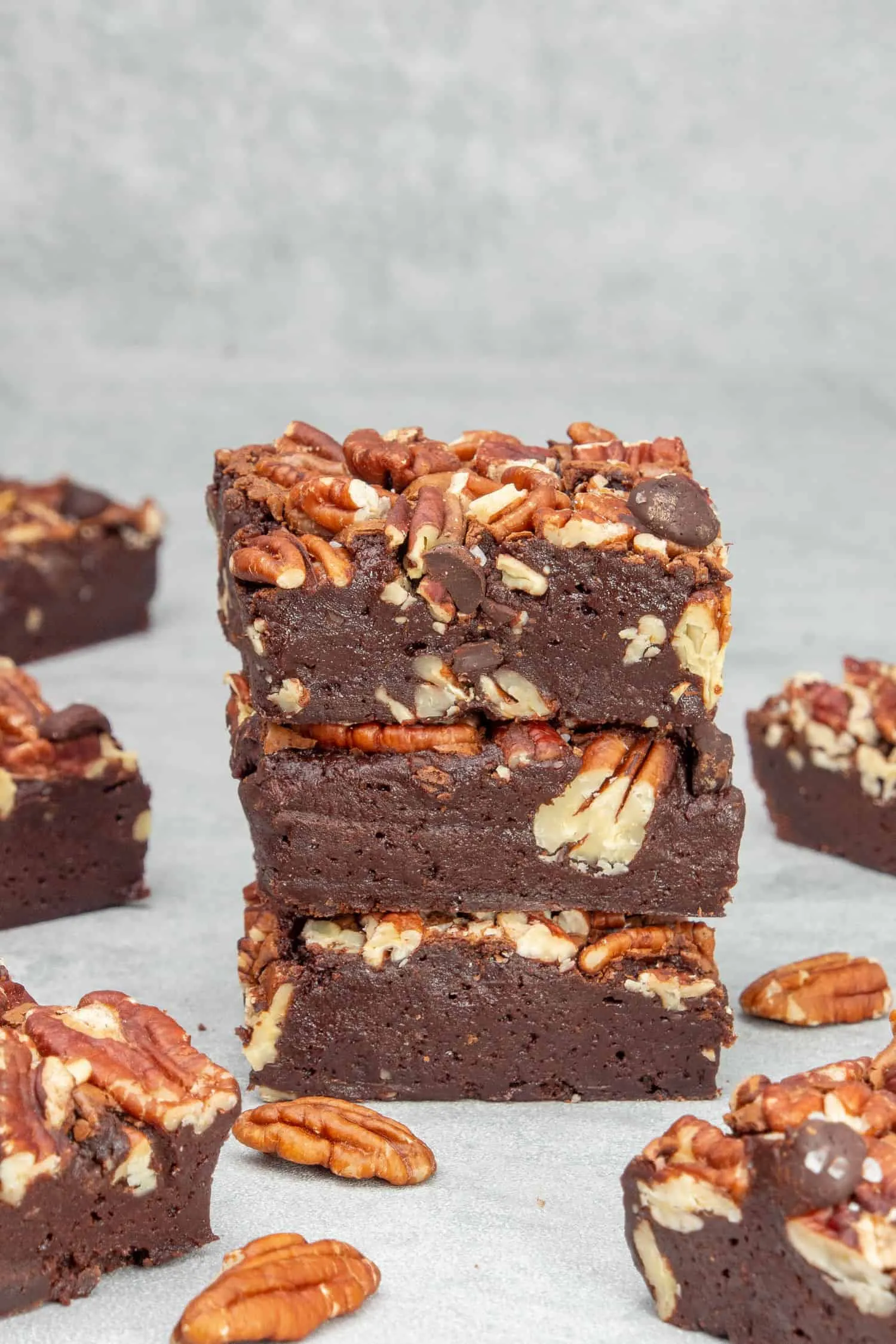 Shortcut Pecan Fudge Brownies
