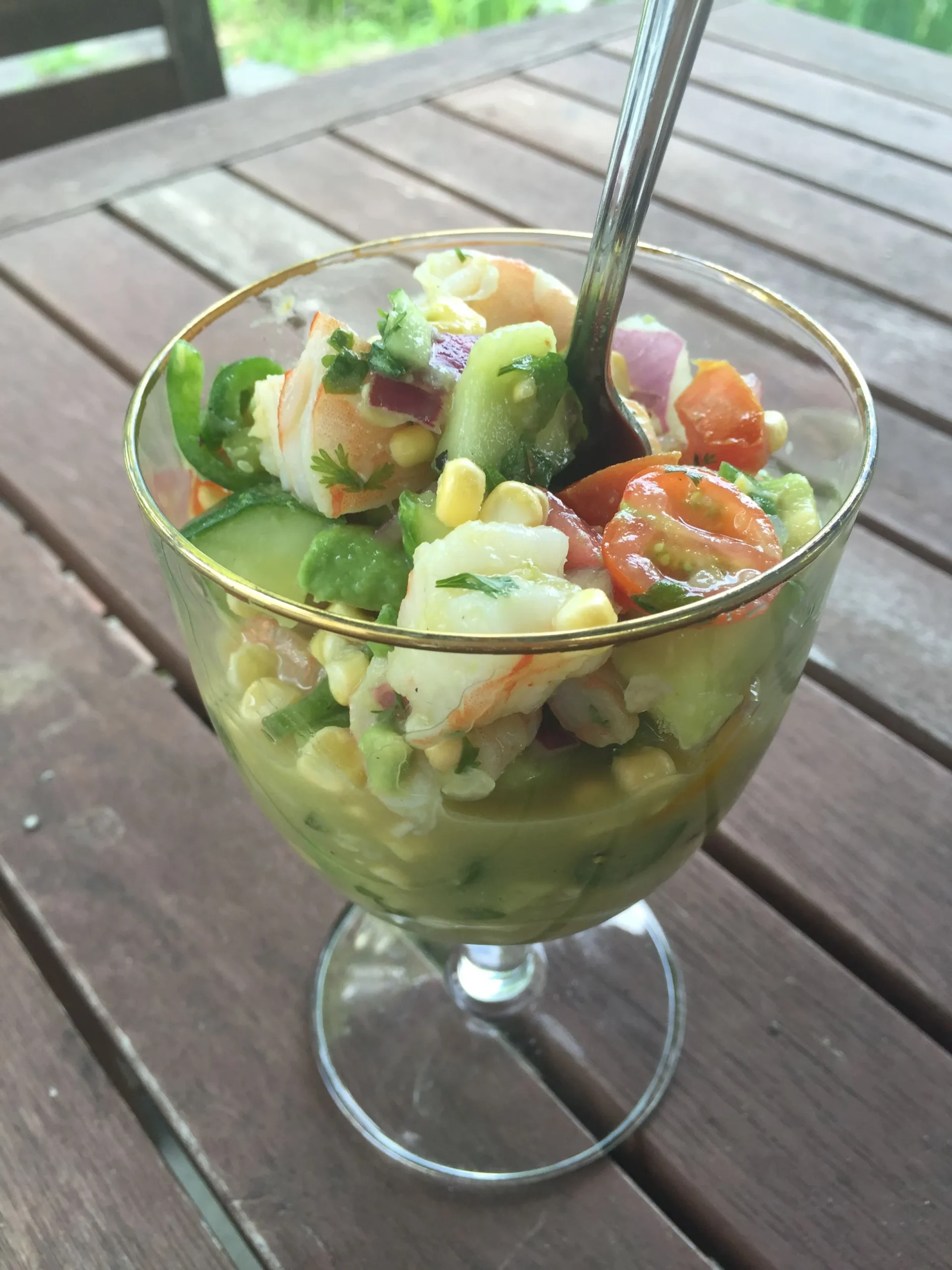 Shrimp Corn Avocado Ceviche