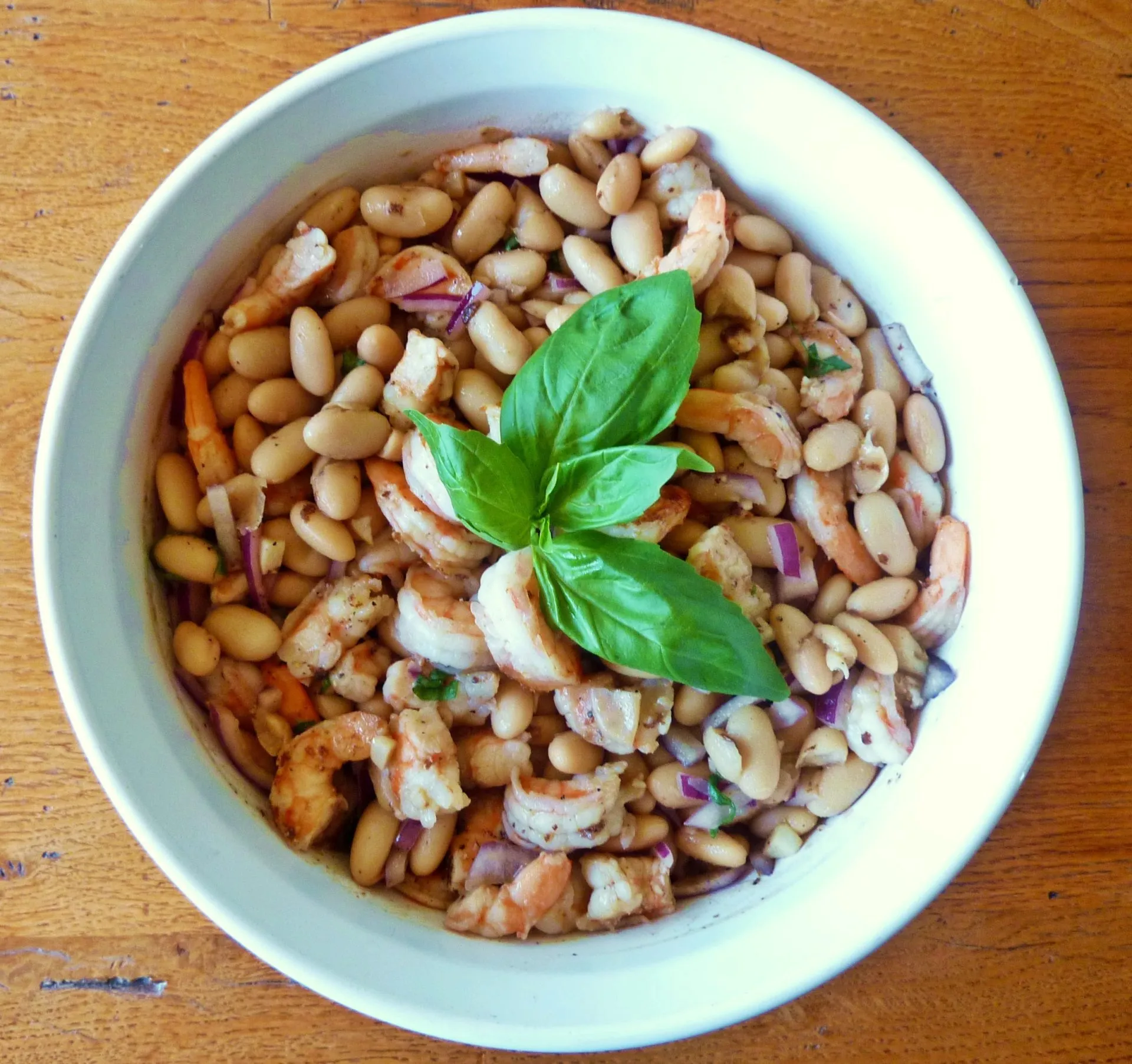 Shrimp and Cannellini Beans