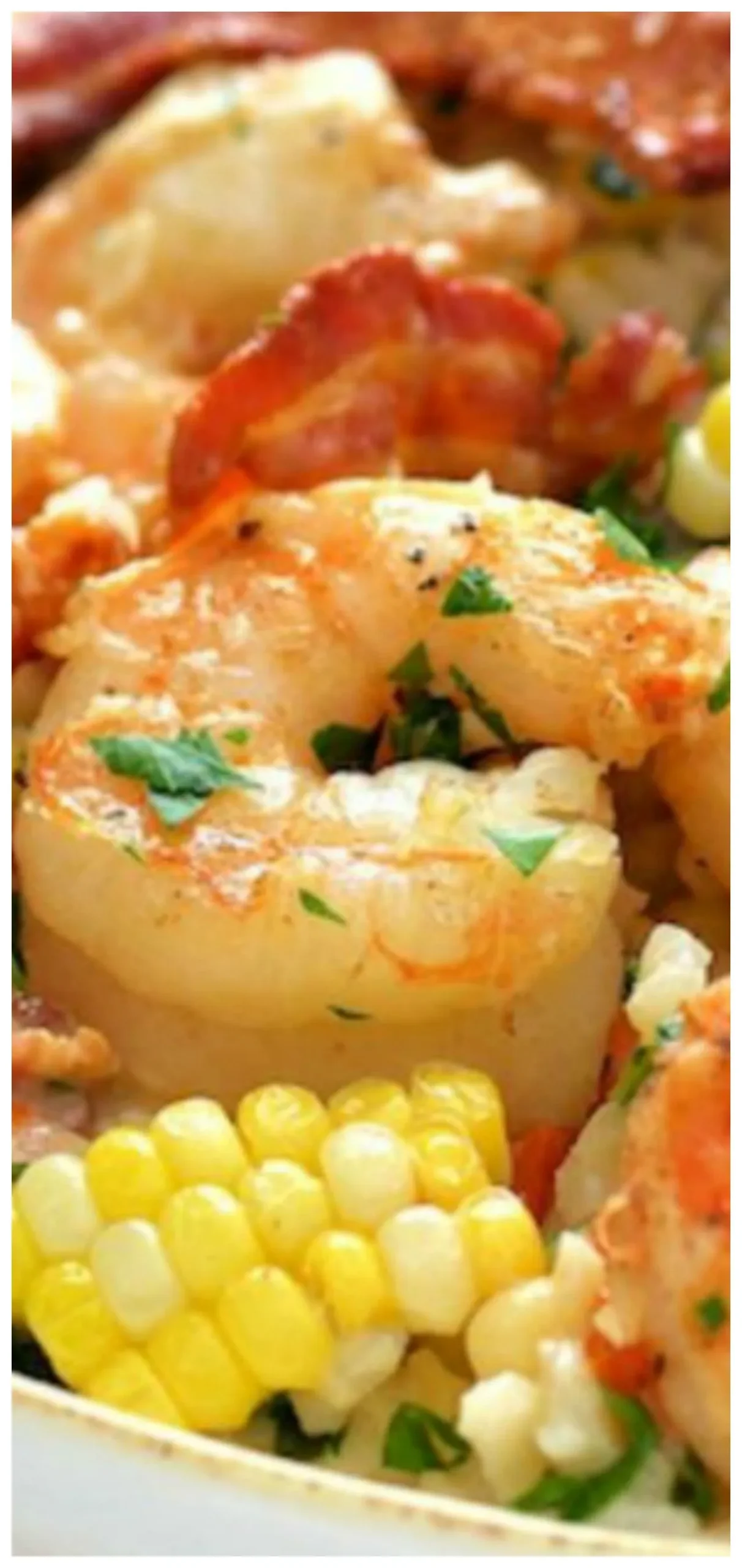 Shrimp and Corn Risotto with Bacon