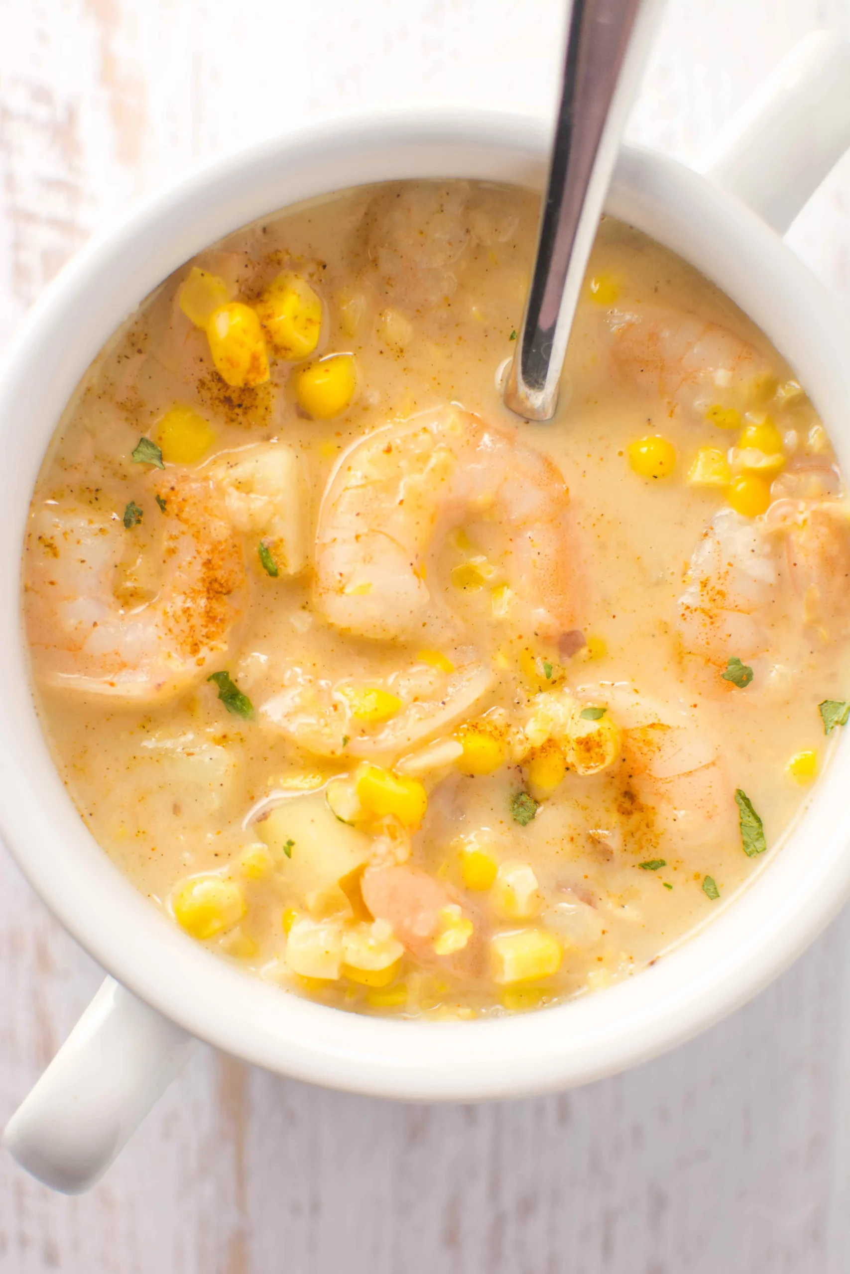 Shrimp or Chicken and Corn Chowder