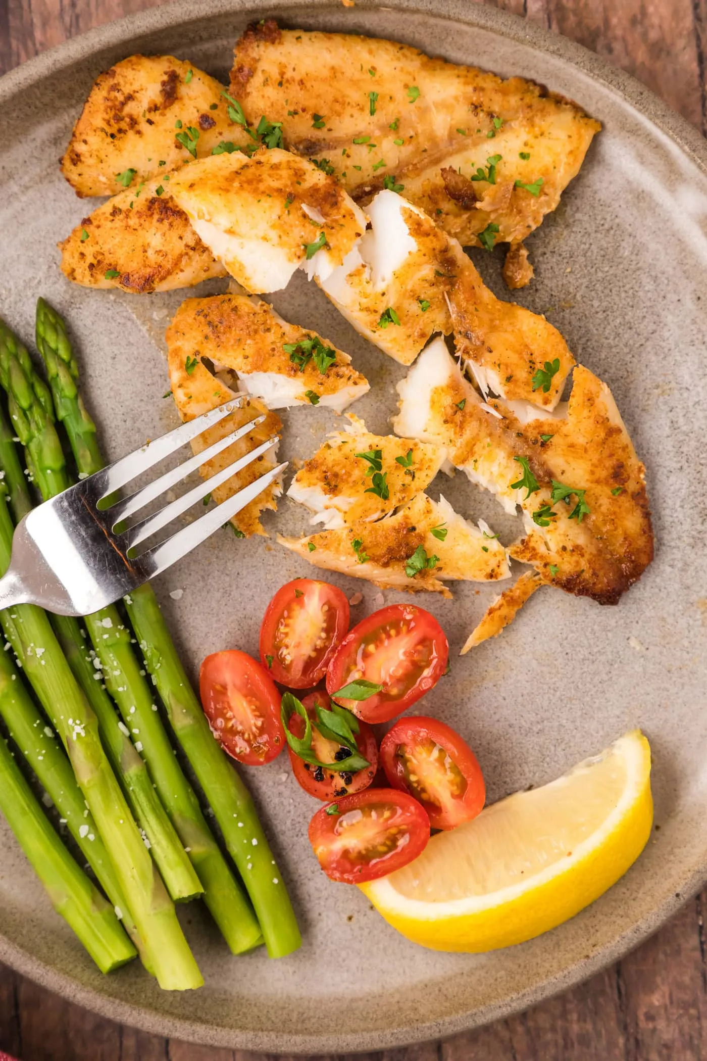 Simple Old Bay Orange Roughy