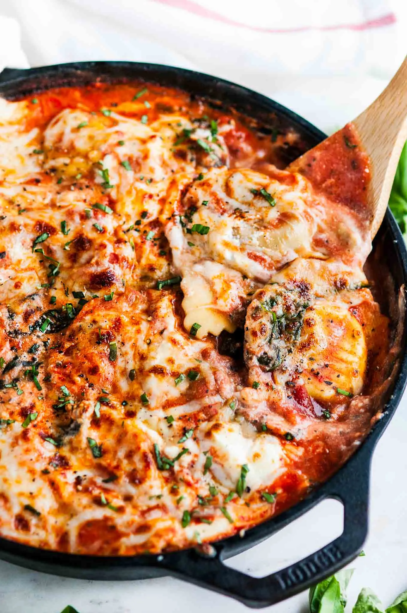 Skillet Ravioli and Vegetables