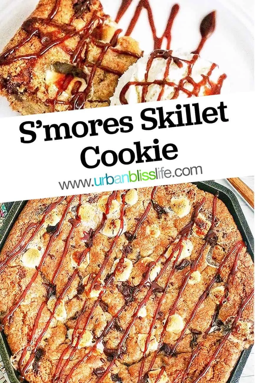 Skillet S'mores Pie with Chocolate Hazelnut Spread