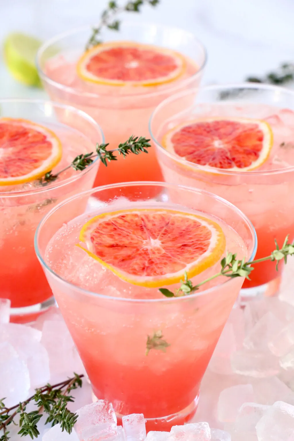 Skinny Blood Orange Margaritas
