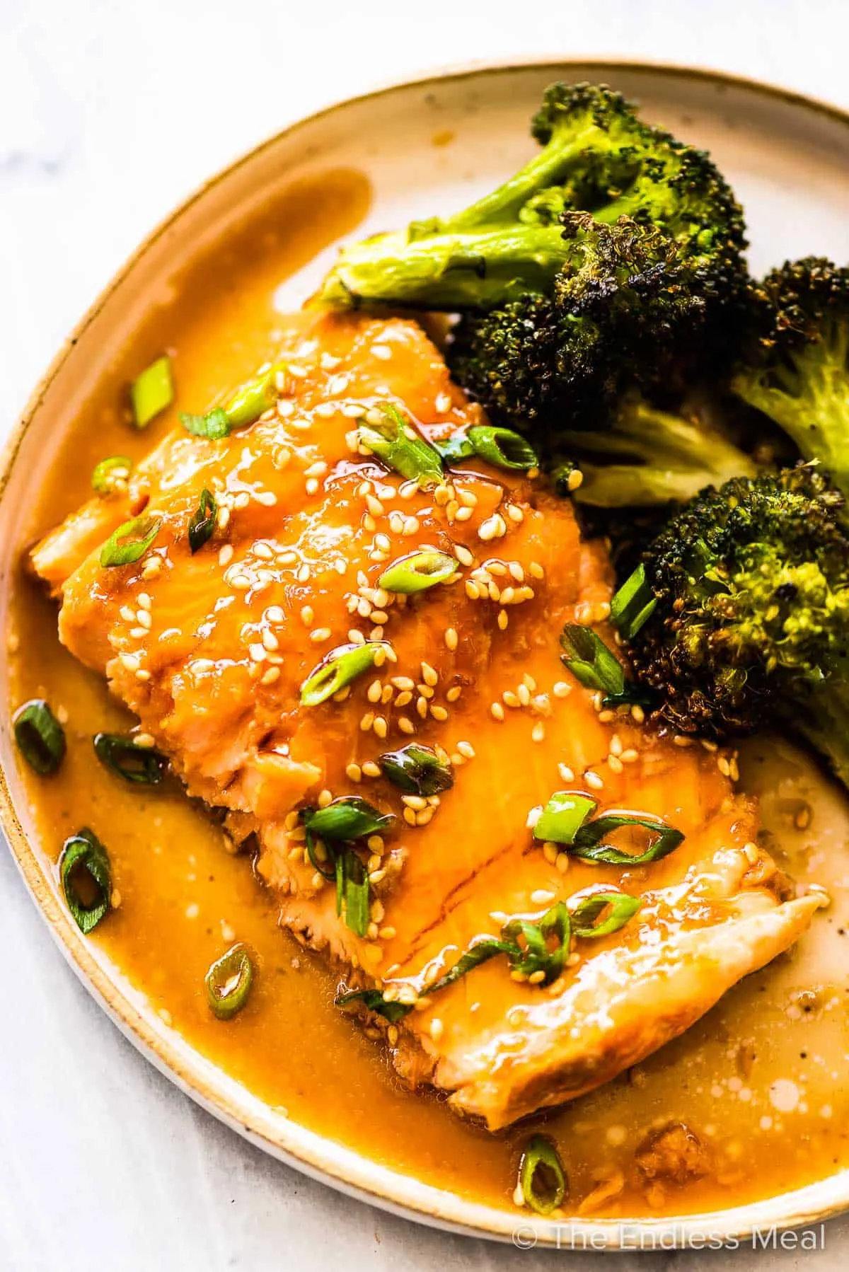 Slow Baked Asian Salmon