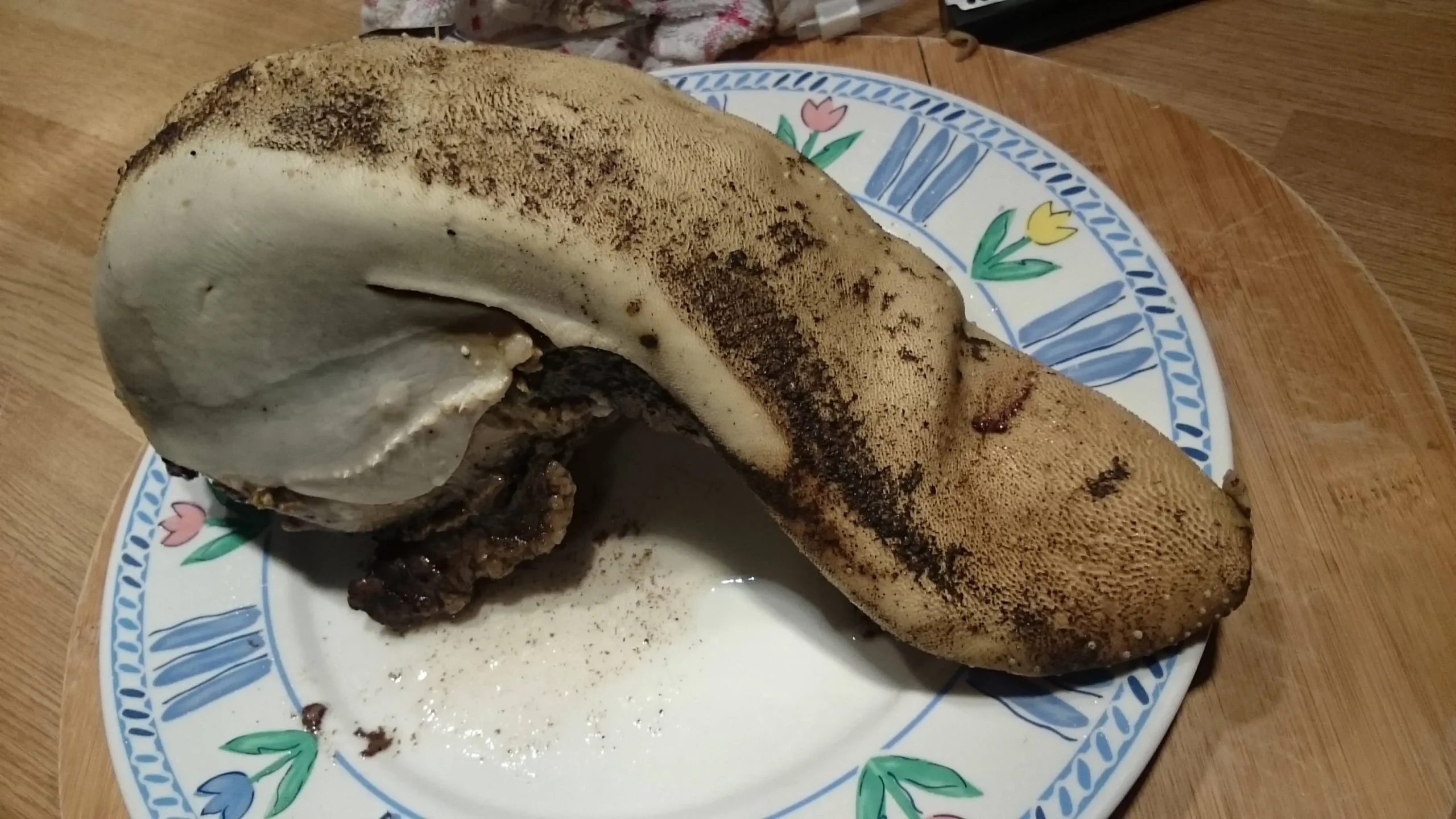 Slow Cooked Garlic Stuffed Cow Tongue