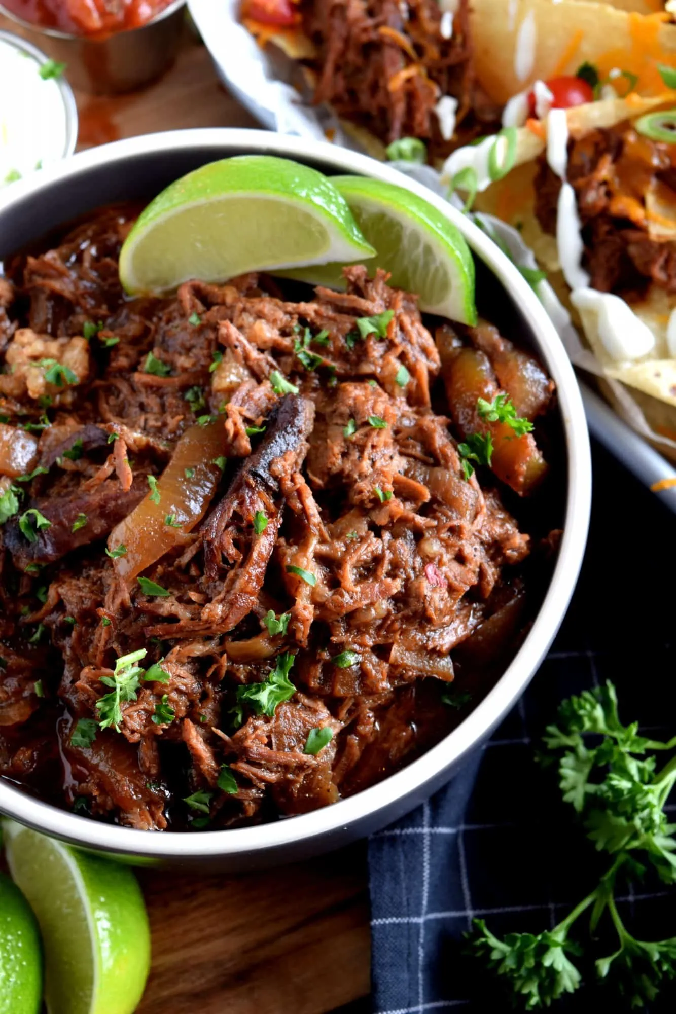Slow Cooked Pulled Beef