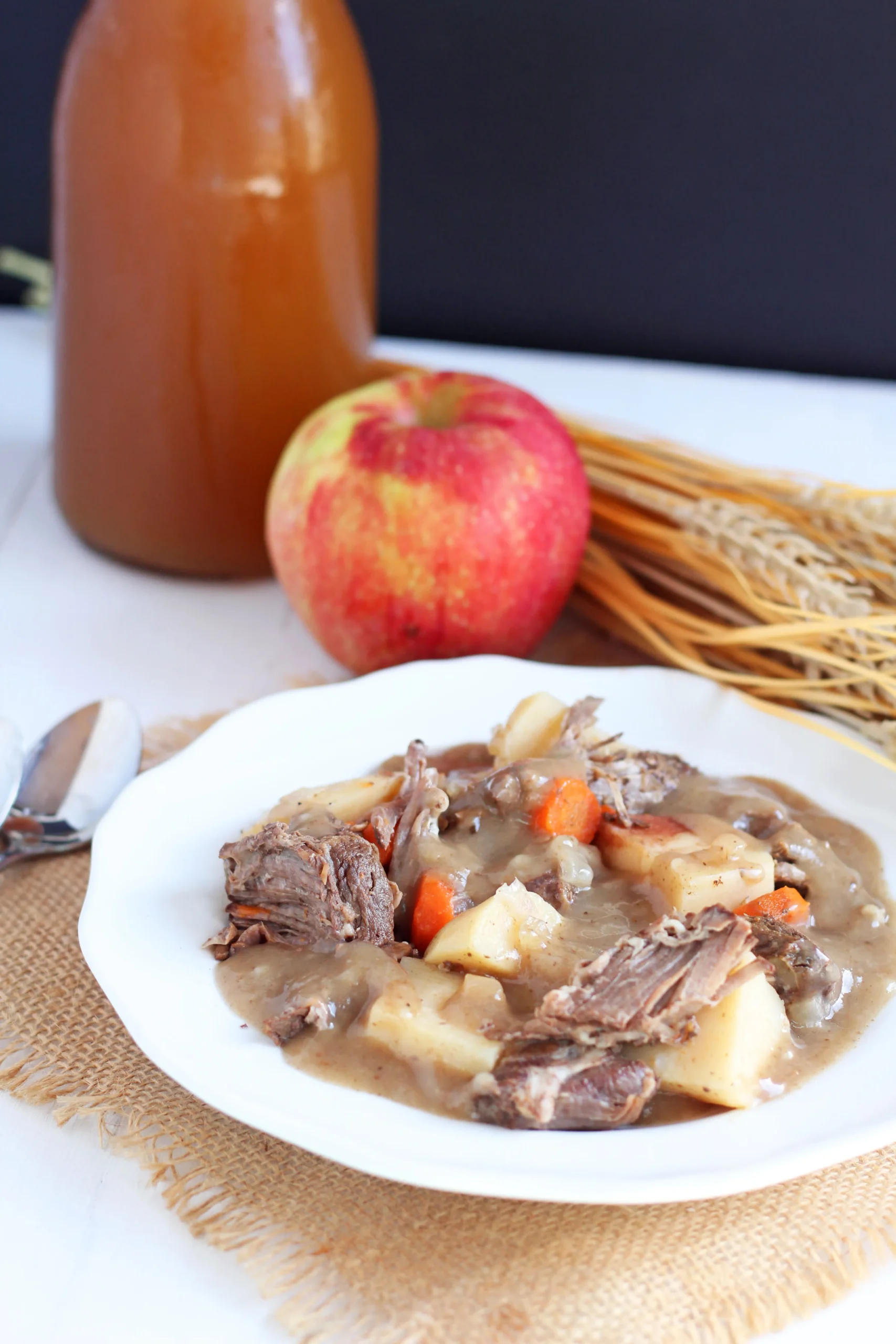 Slow Cooker Apple Cider Beef Stew