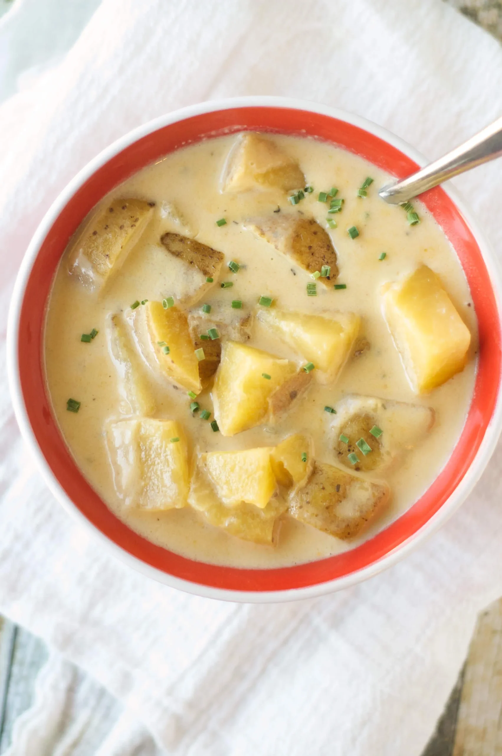 Slow Cooker Cheesy Beer and Potato Soup