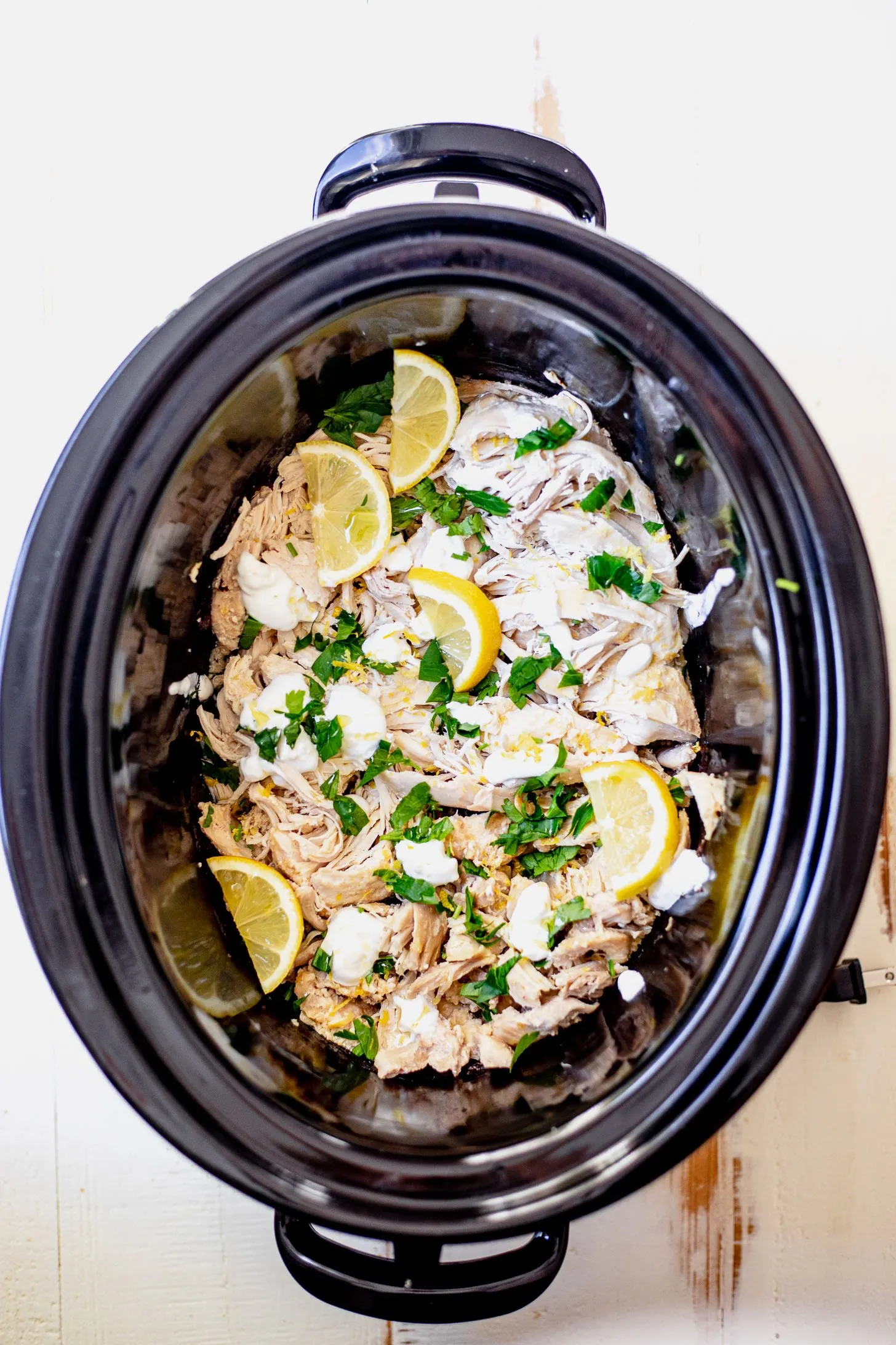 Slow Cooker Greek Chicken with Warm Tabbouleh