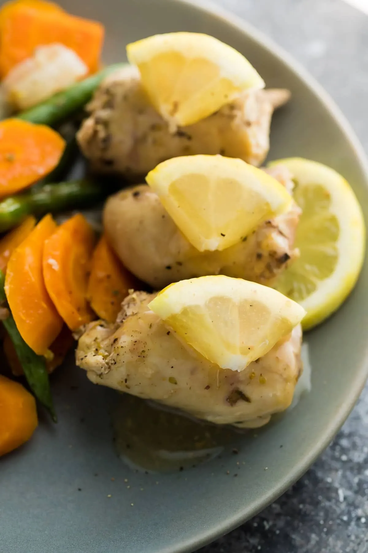 Slow Cooker Lemon Garlic Chicken Thighs Freezer to Crock Pot