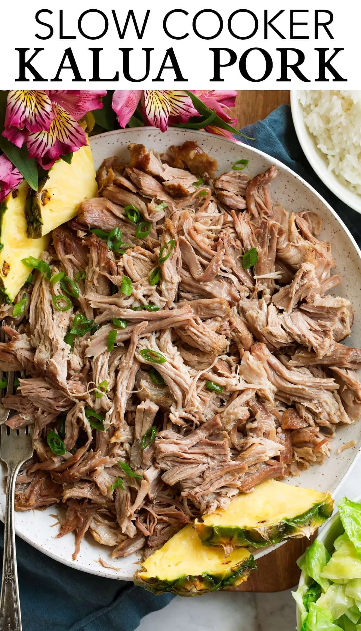 Slow Cooker Luau with Kalua Pork
