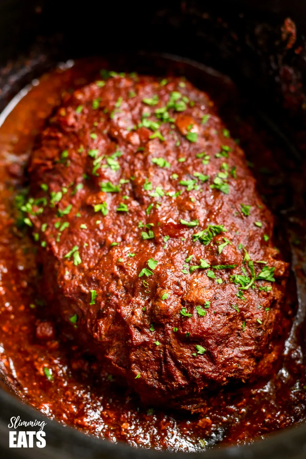 Slow Cooker Meat Loaf with Shiitake Mushrooms