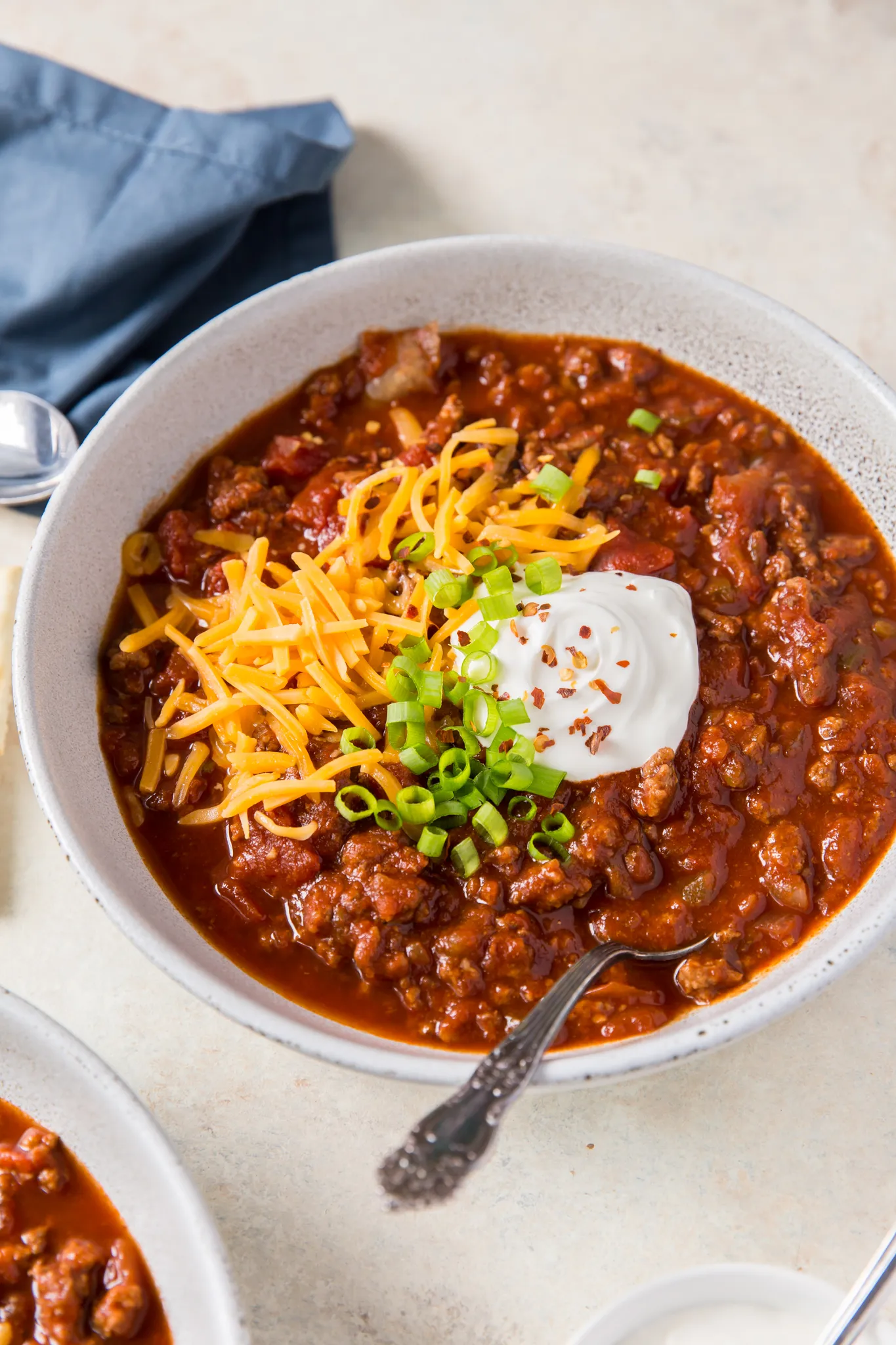 Slow Cooker Meat Lovers Chili No Beans