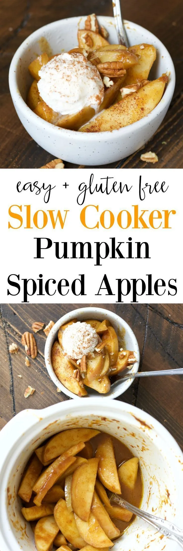 Slow Cooker Pumpkin Spiced Apples