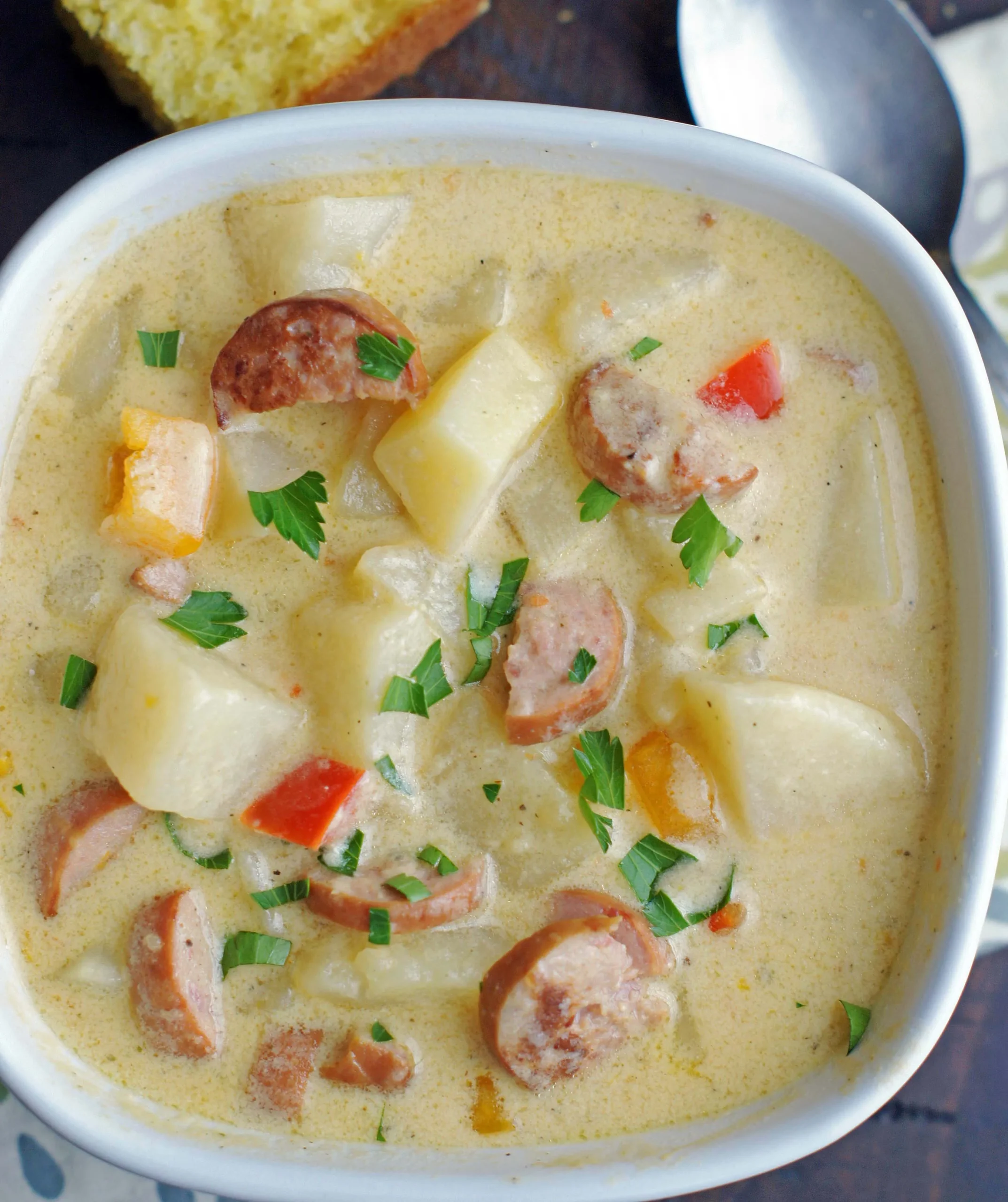 Slow Cooker Sausage and Potato Soup