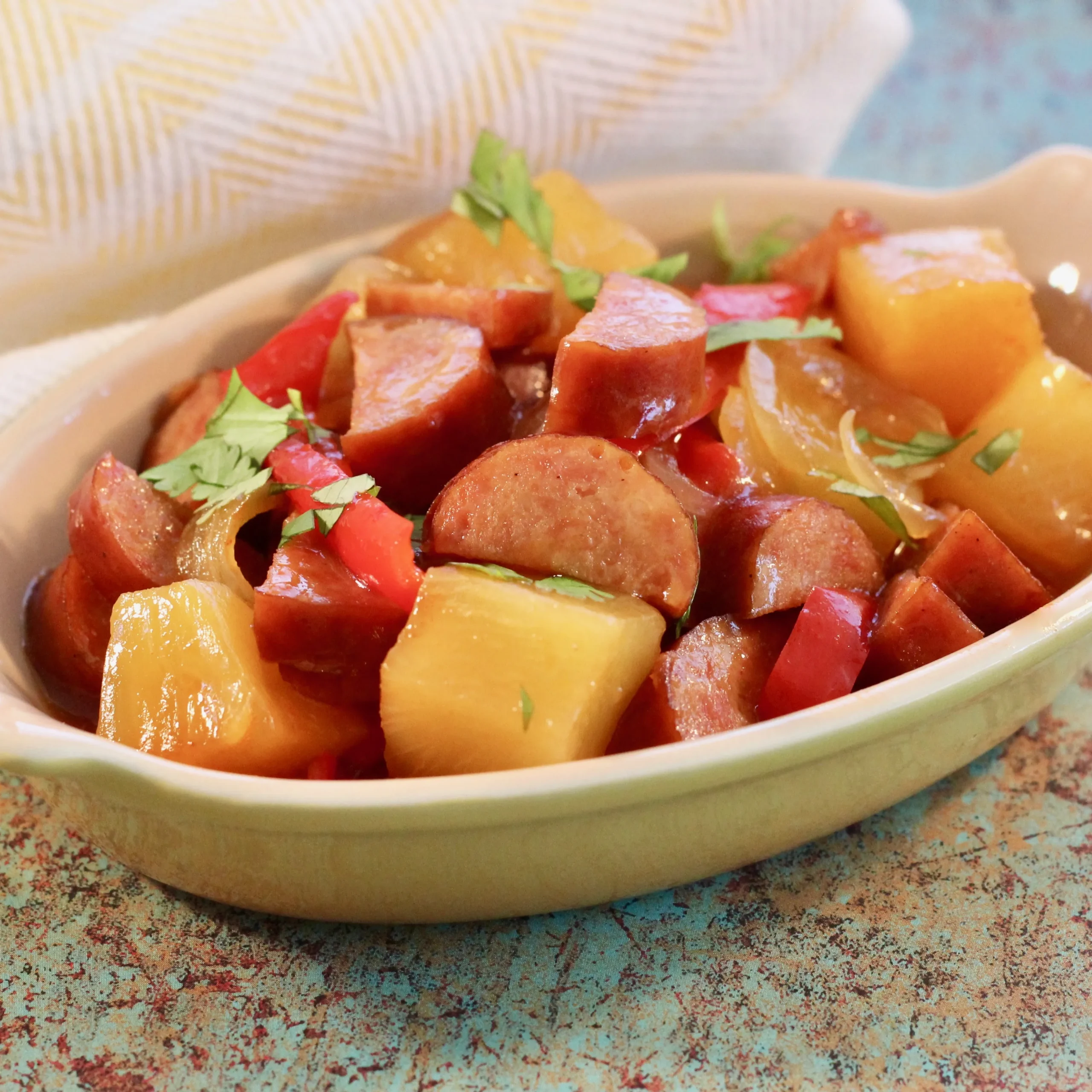 Slow Cooker Sweet Kielbasa