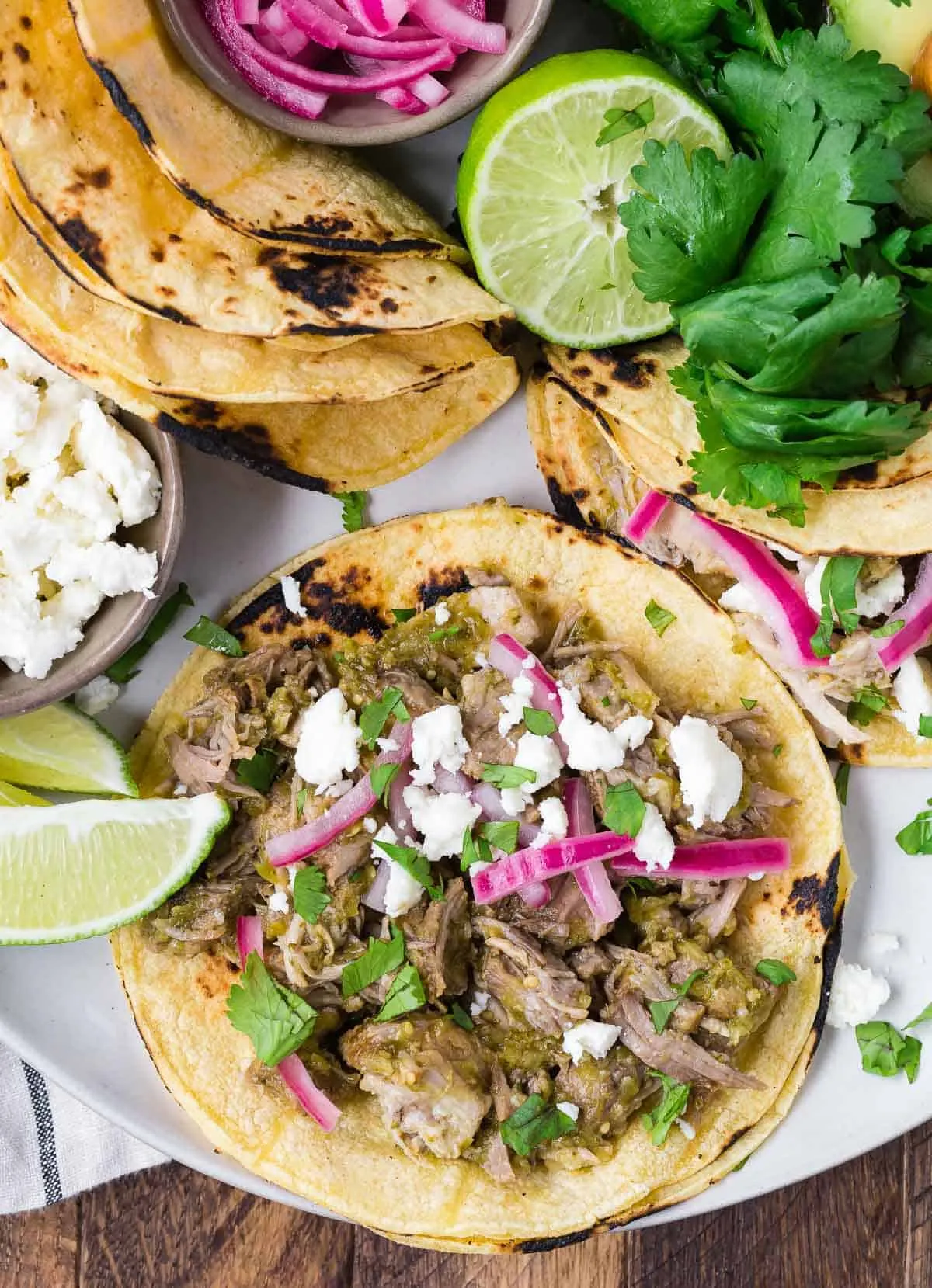 Slowcooker Veggie Pork Tacos
