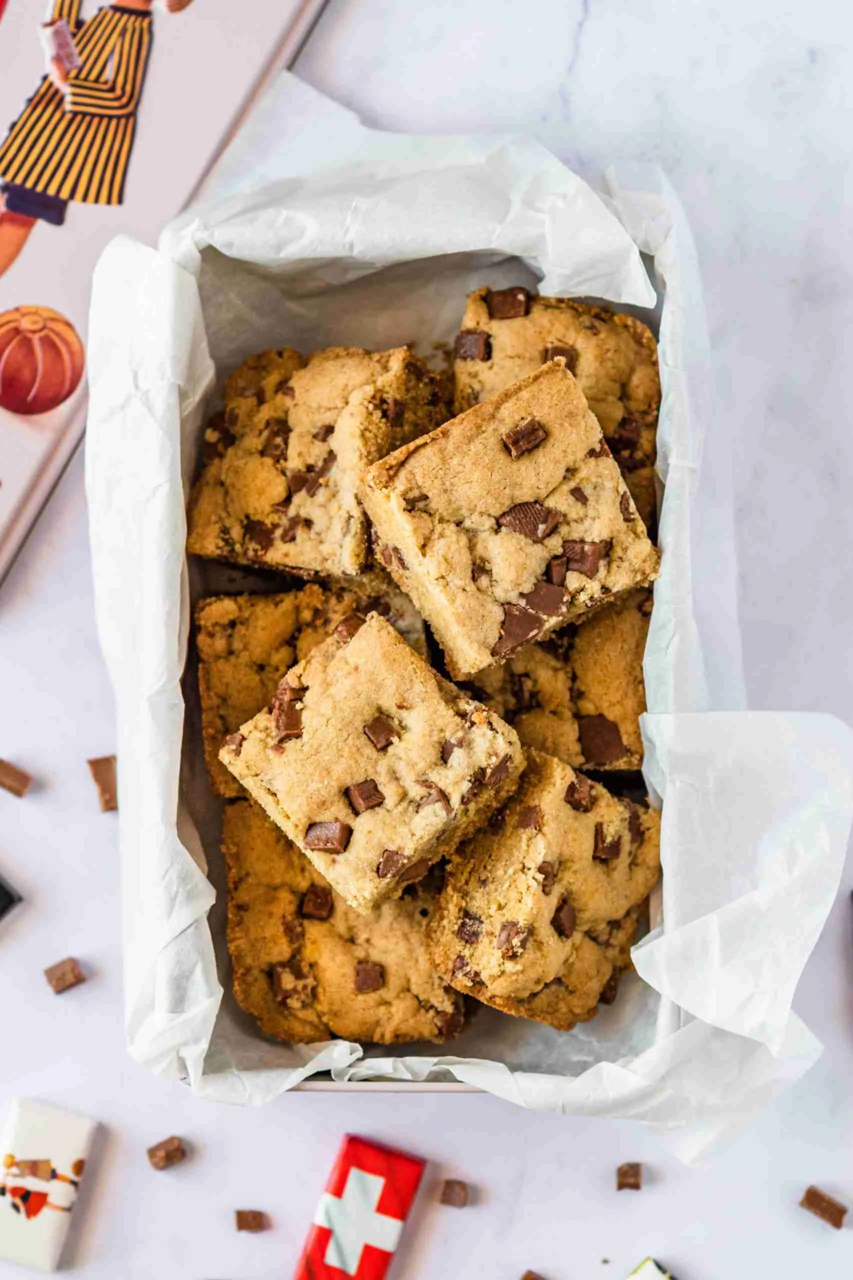 Small Batch Chocolate Chip Bars