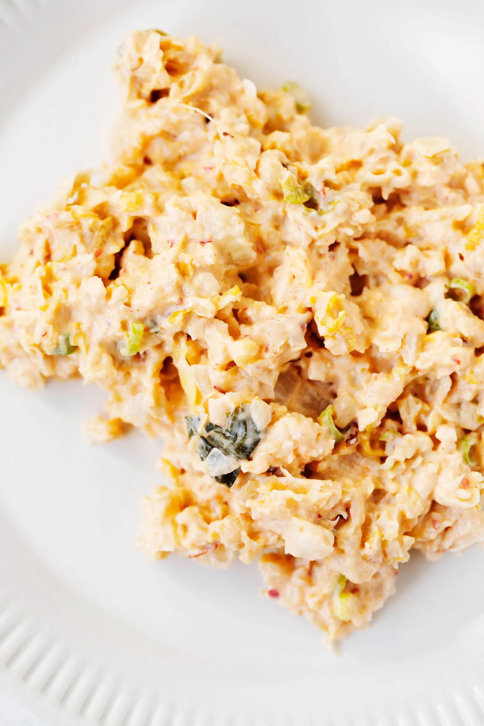 Smashed Kimchi Chickpea Salad