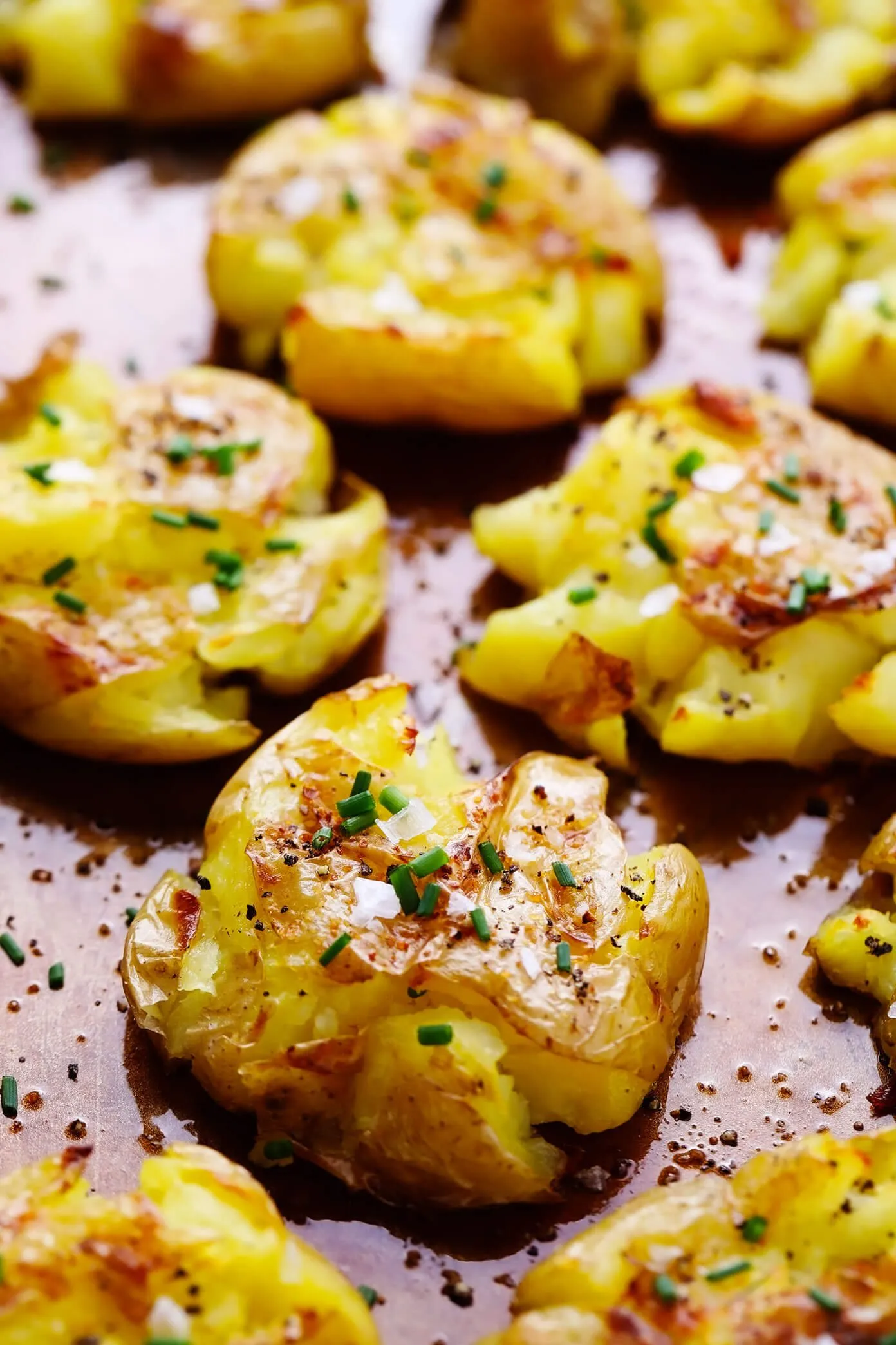 Smashed Potatoes in Oven