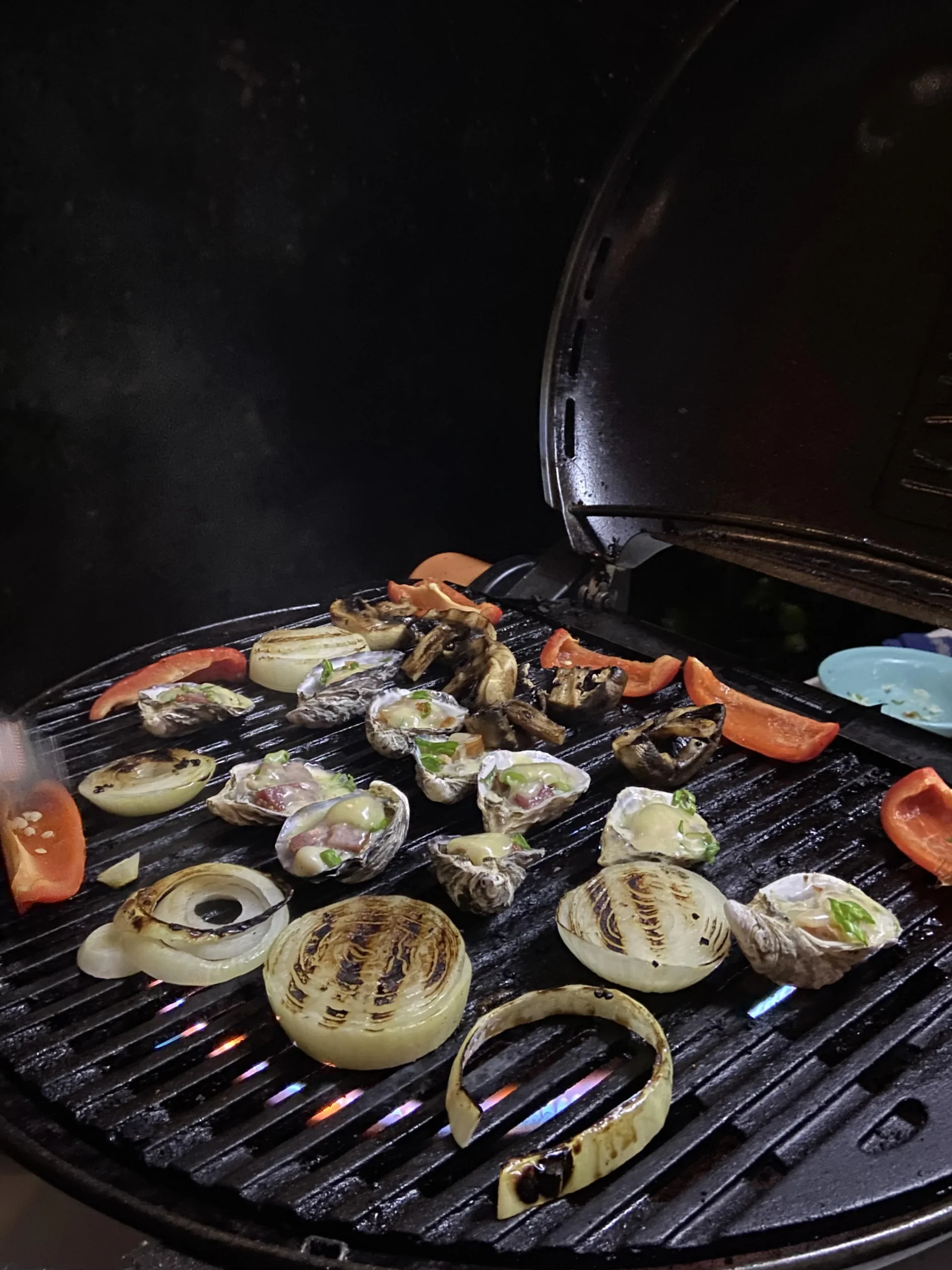 Smoked Oysters and Brie