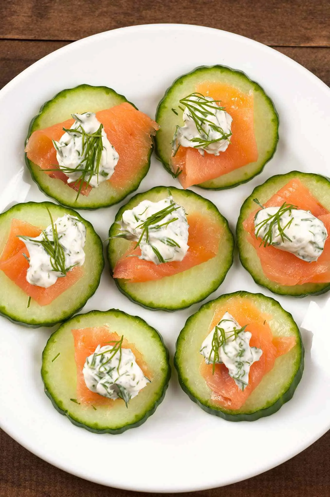 Smoked Salmon Cucumber Bites