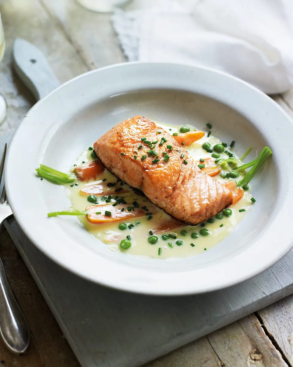 Smoked Tea Beurre Blanc Salmon