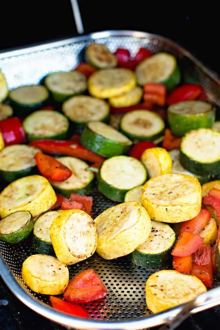 Smoked Vegetables on a Grill or Smoker