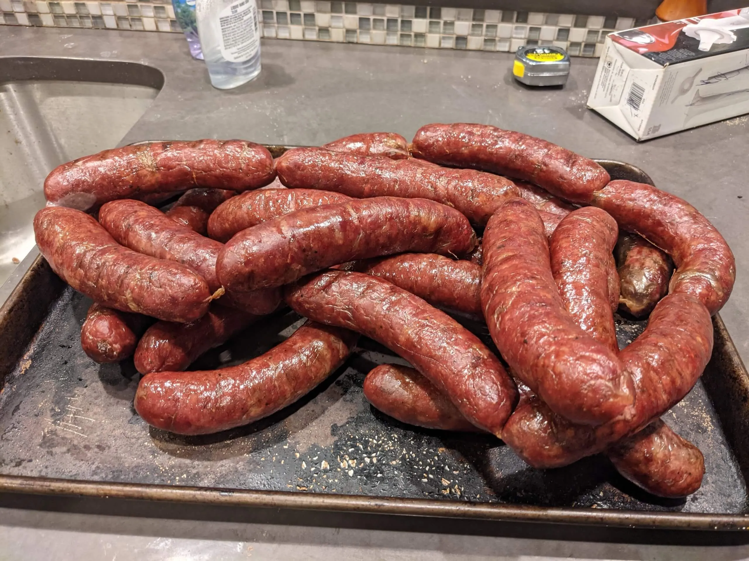 Smoked Venison Elk Polish Sausage
