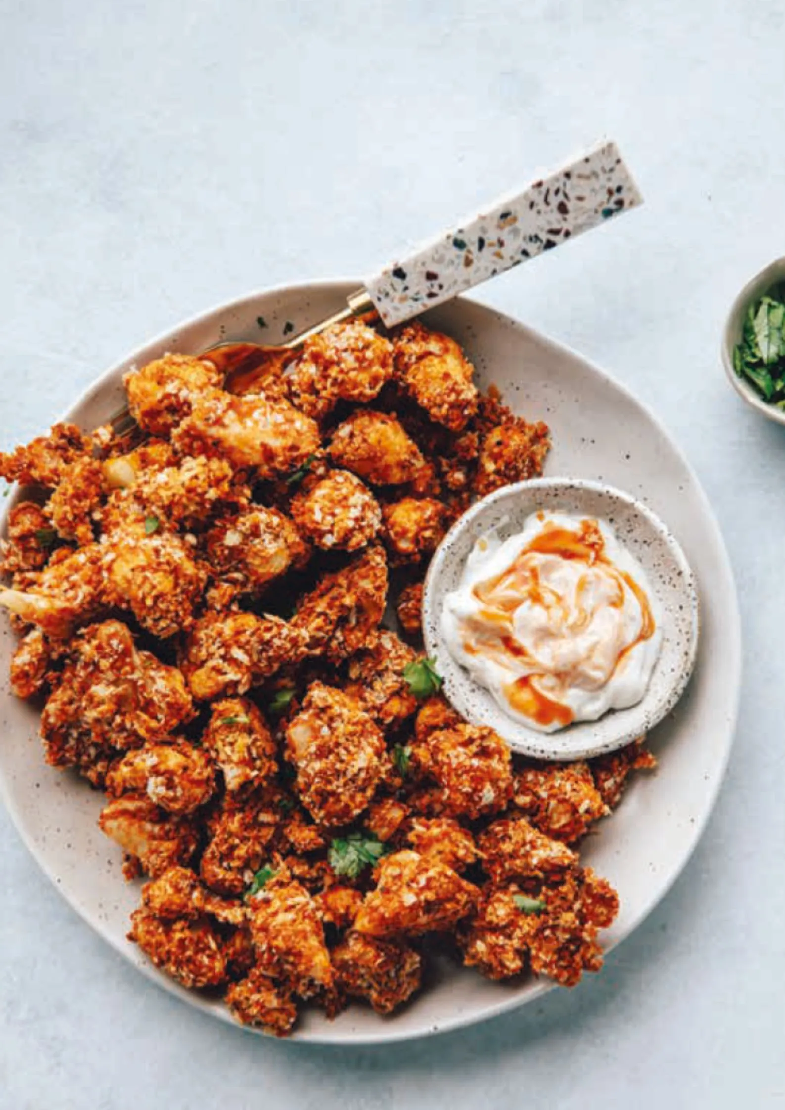 Smoky Cauliflower White Bean Toasts